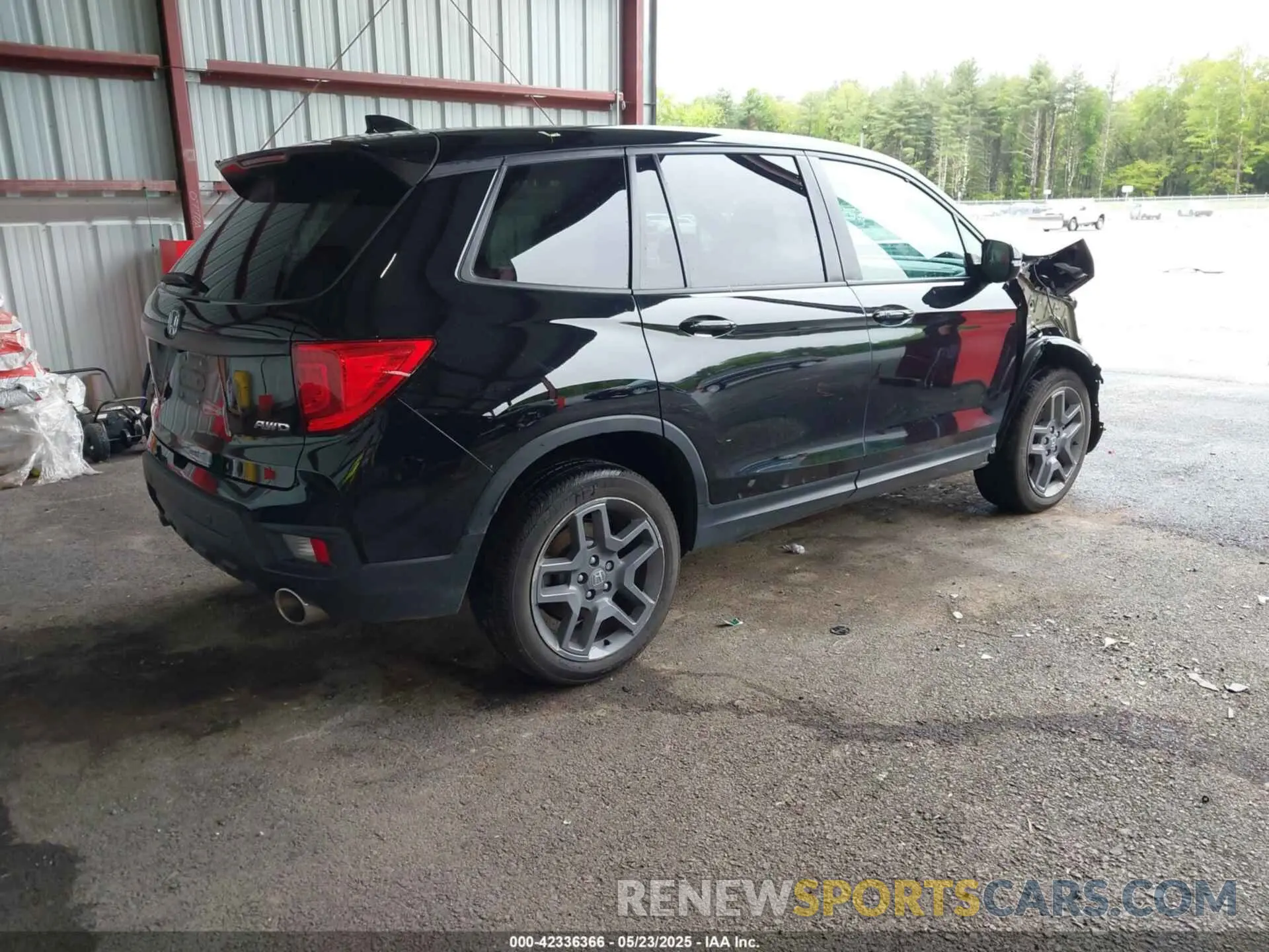 4 fotografías del automóvil dañado 5FNYF8H5XPB021370 HONDA PASSPORT 2023