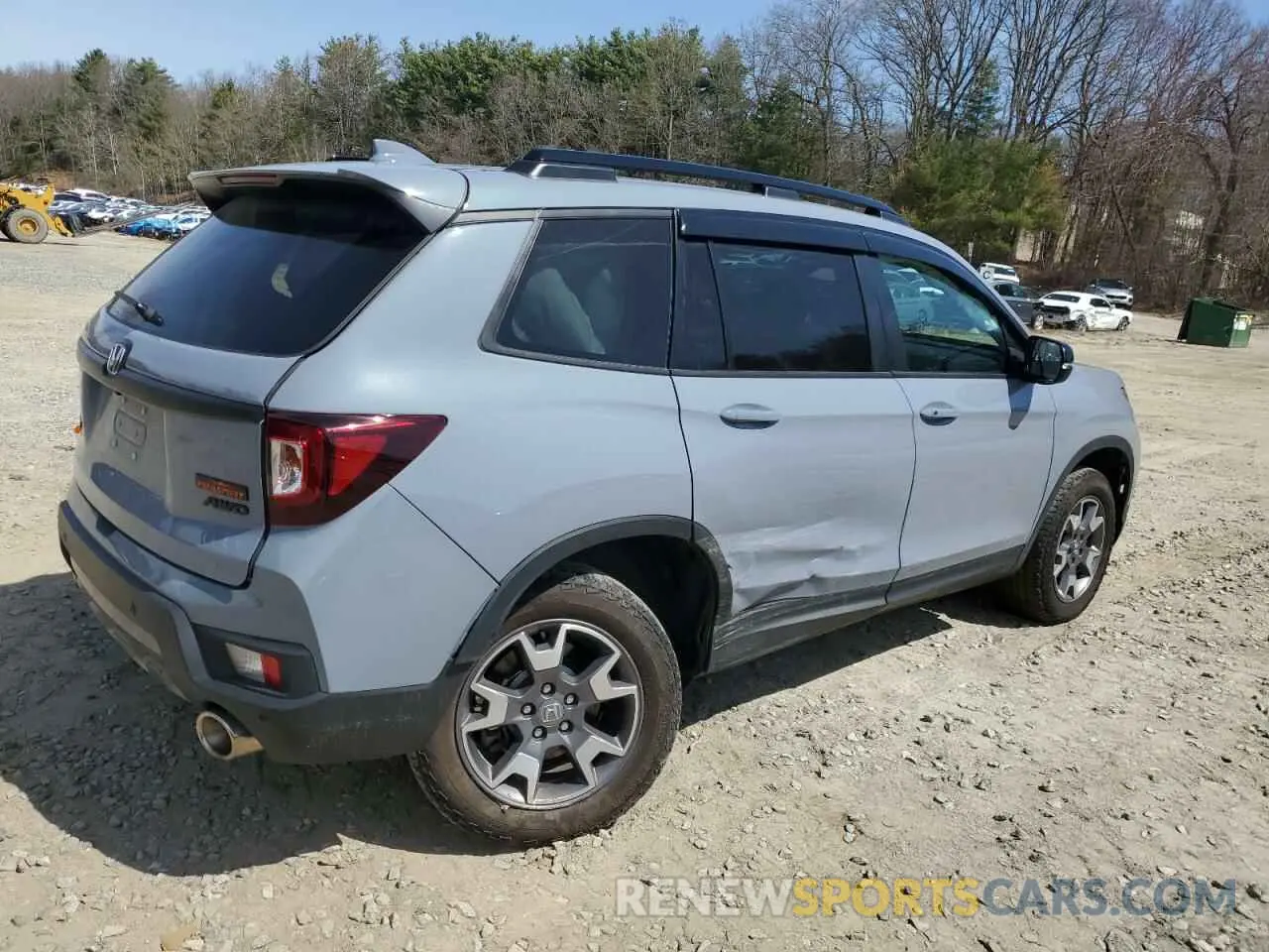 3 fotografías del automóvil dañado 5FNYF8H64PB032311 HONDA PASSPORT 2023