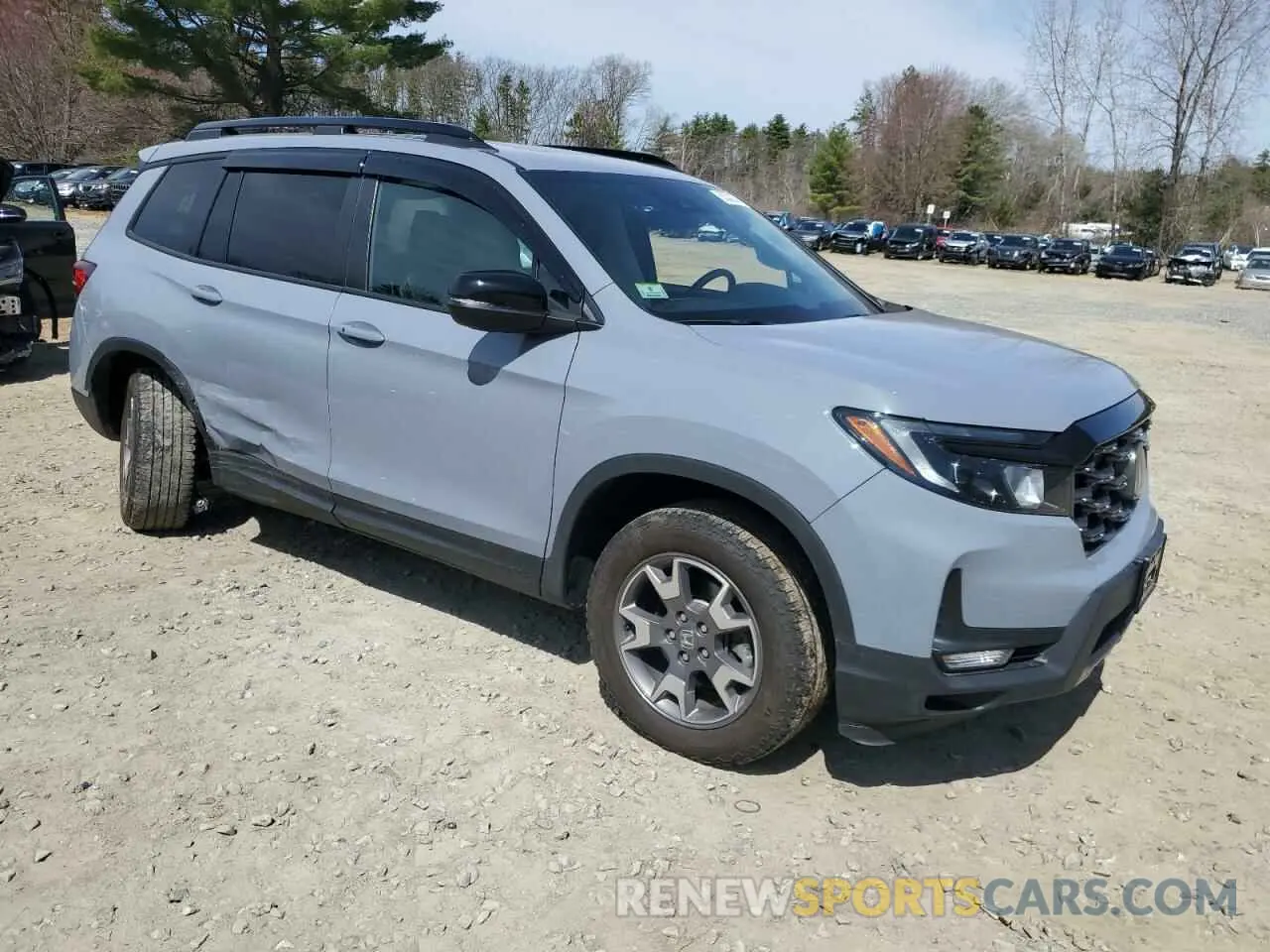 4 fotografías del automóvil dañado 5FNYF8H64PB032311 HONDA PASSPORT 2023