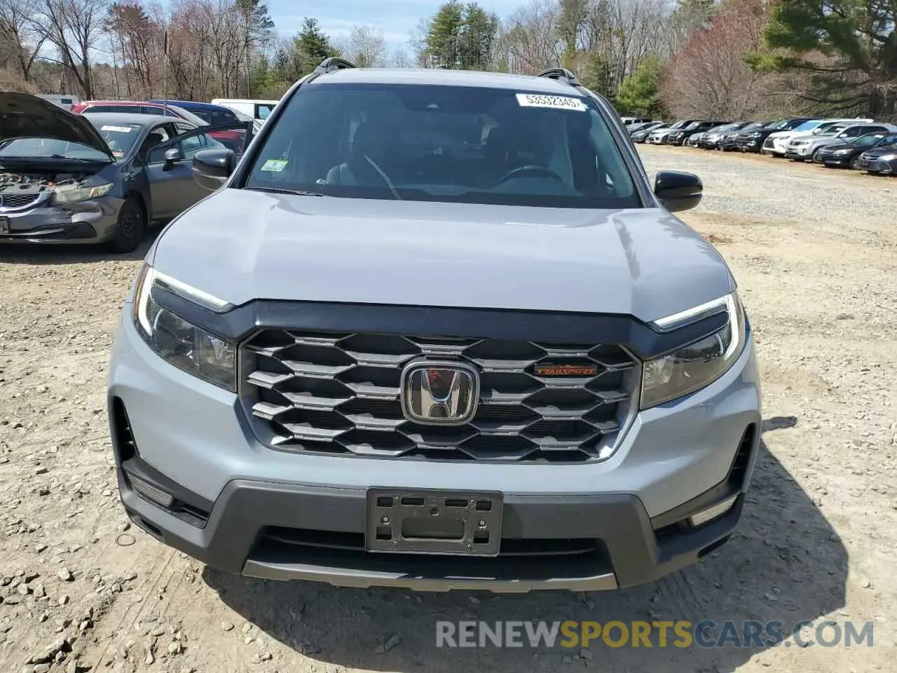 5 fotografías del automóvil dañado 5FNYF8H64PB032311 HONDA PASSPORT 2023