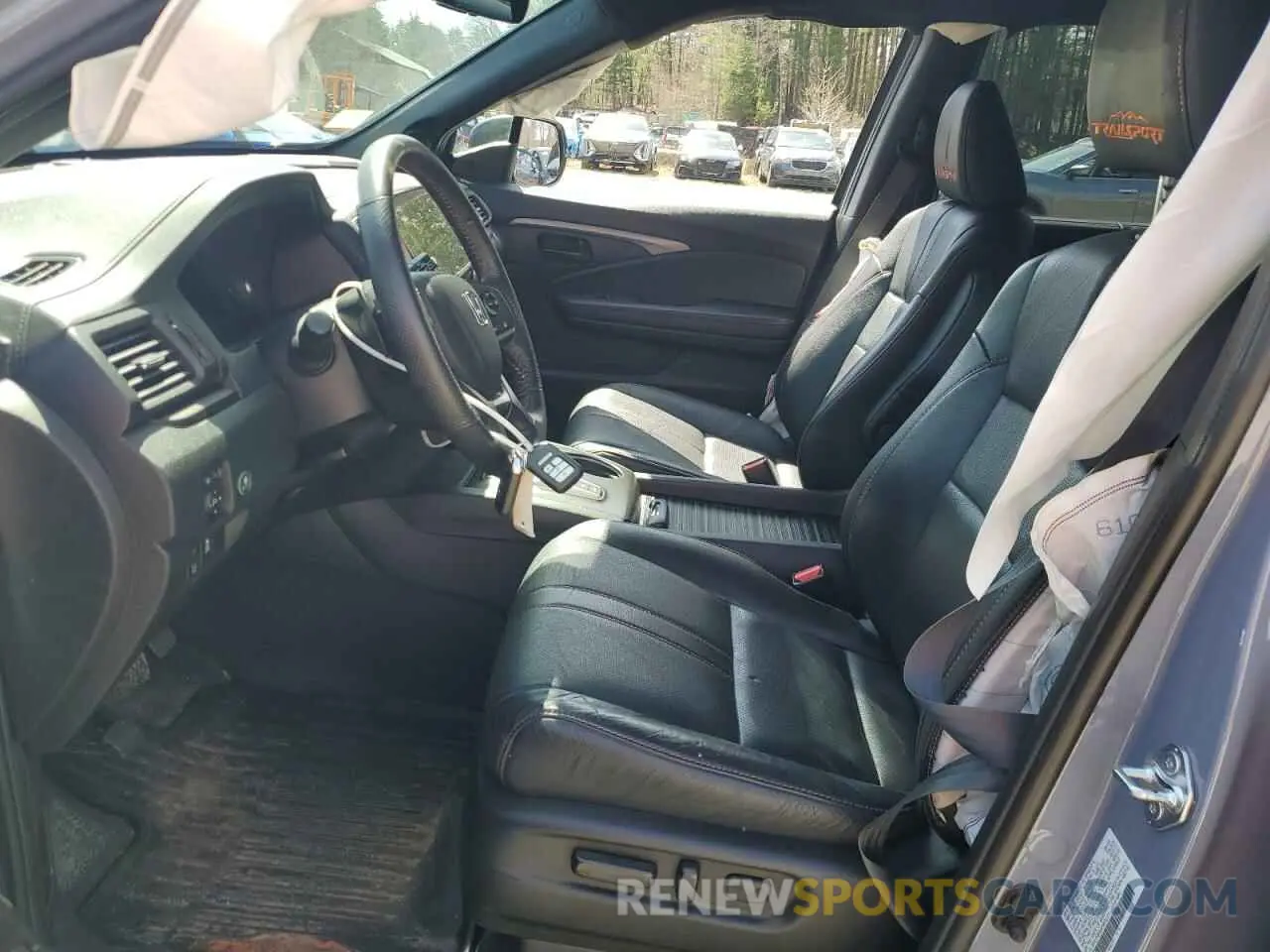 7 fotografías del automóvil dañado 5FNYF8H64PB032311 HONDA PASSPORT 2023