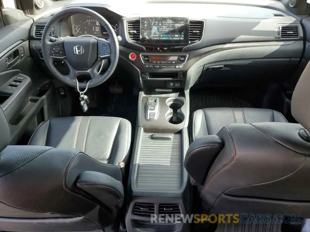 8 fotografías del automóvil dañado 5FNYF8H6XPB026464 HONDA PASSPORT 2023