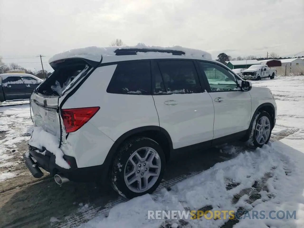 3 fotografías del automóvil dañado 5FNYF8H50RB023552 HONDA PASSPORT 2024
