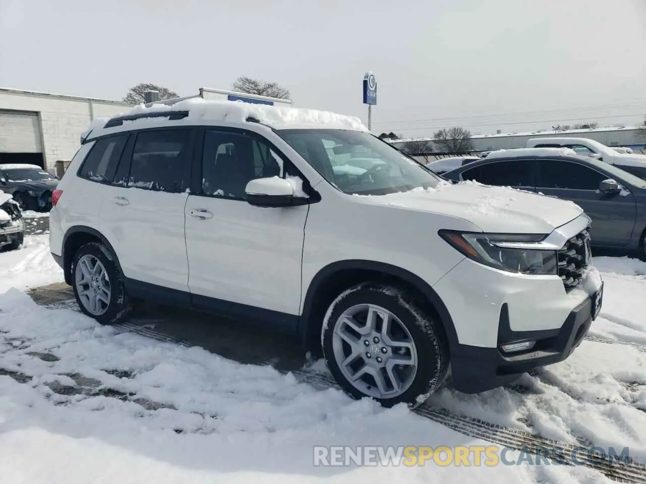 4 fotografías del automóvil dañado 5FNYF8H50RB023552 HONDA PASSPORT 2024