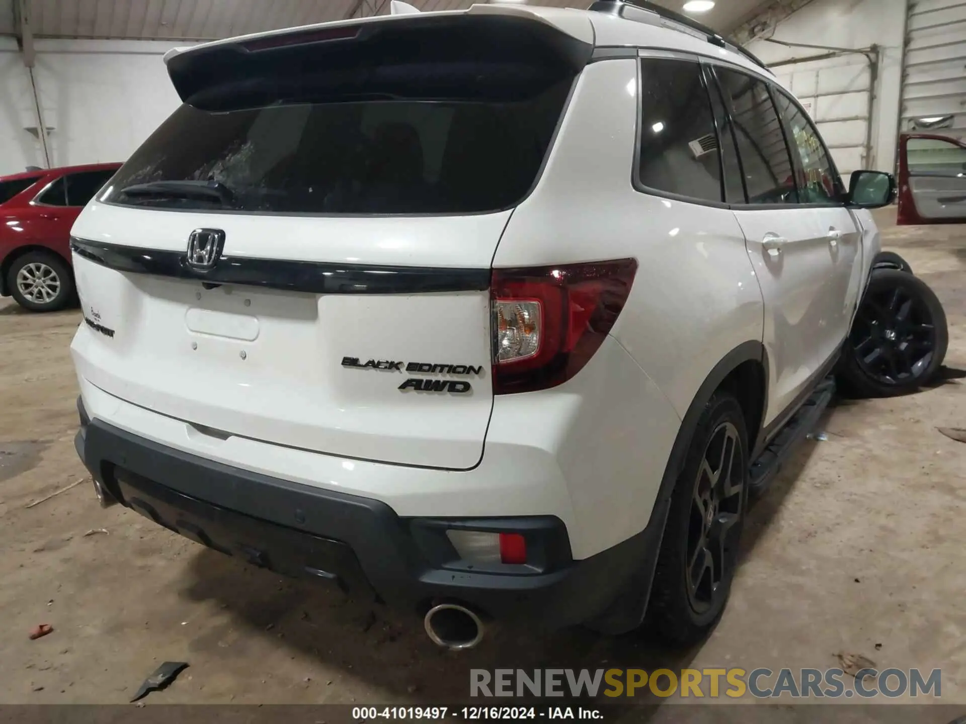 4 fotografías del automóvil dañado 5FNYF8H86RB001825 HONDA PASSPORT 2024