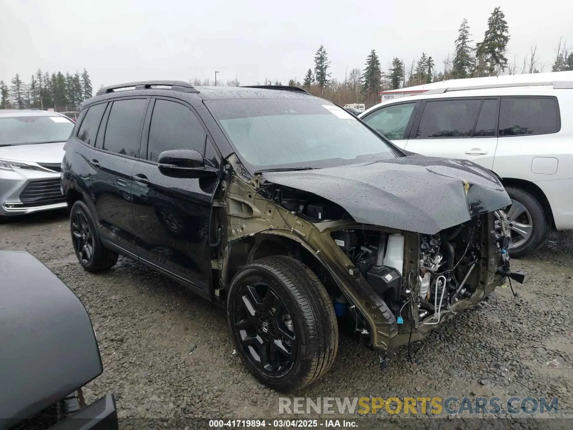 14 fotografías del automóvil dañado 5FNYF8H8XSB002921 HONDA PASSPORT 2025