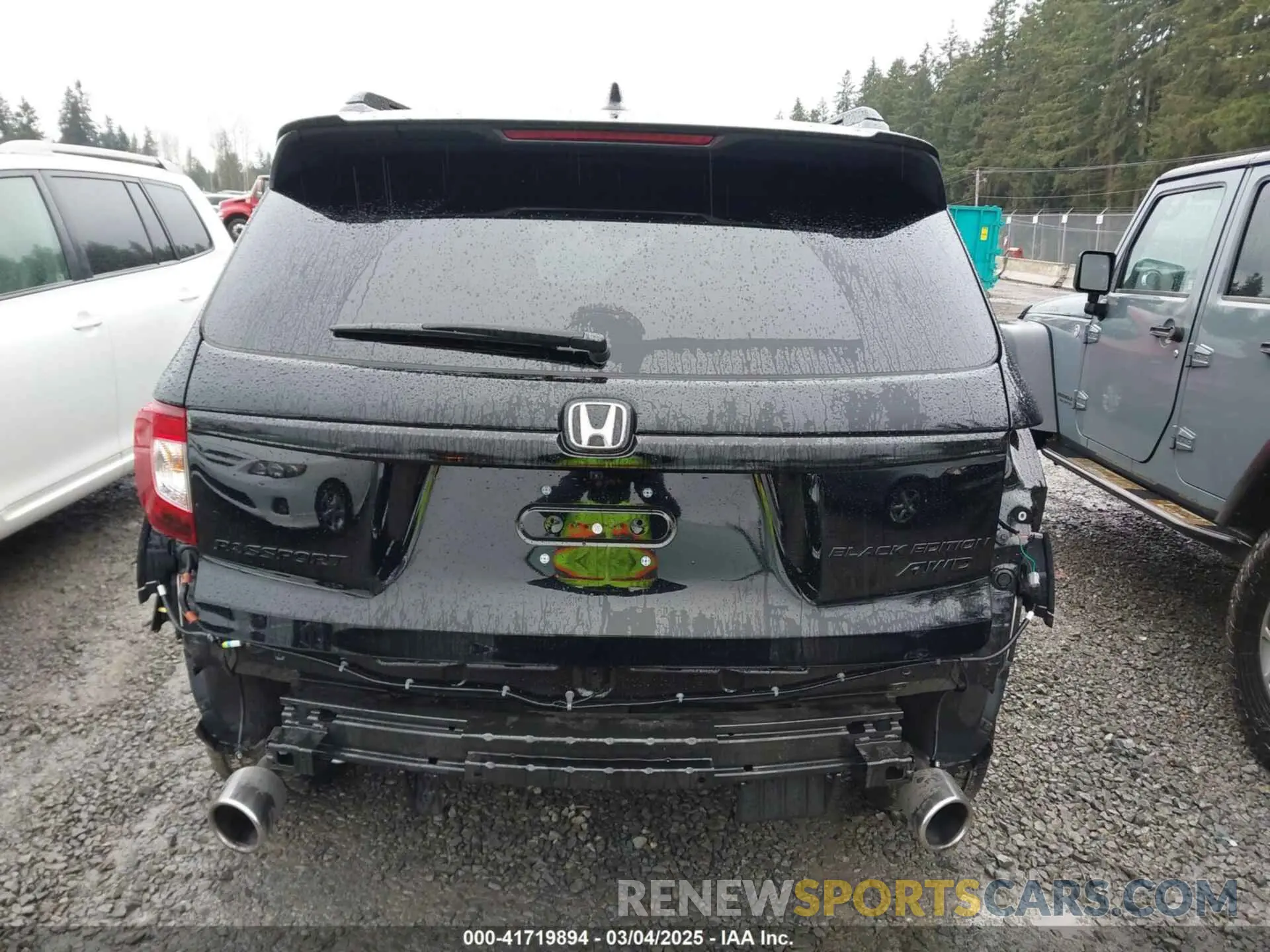 17 fotografías del automóvil dañado 5FNYF8H8XSB002921 HONDA PASSPORT 2025