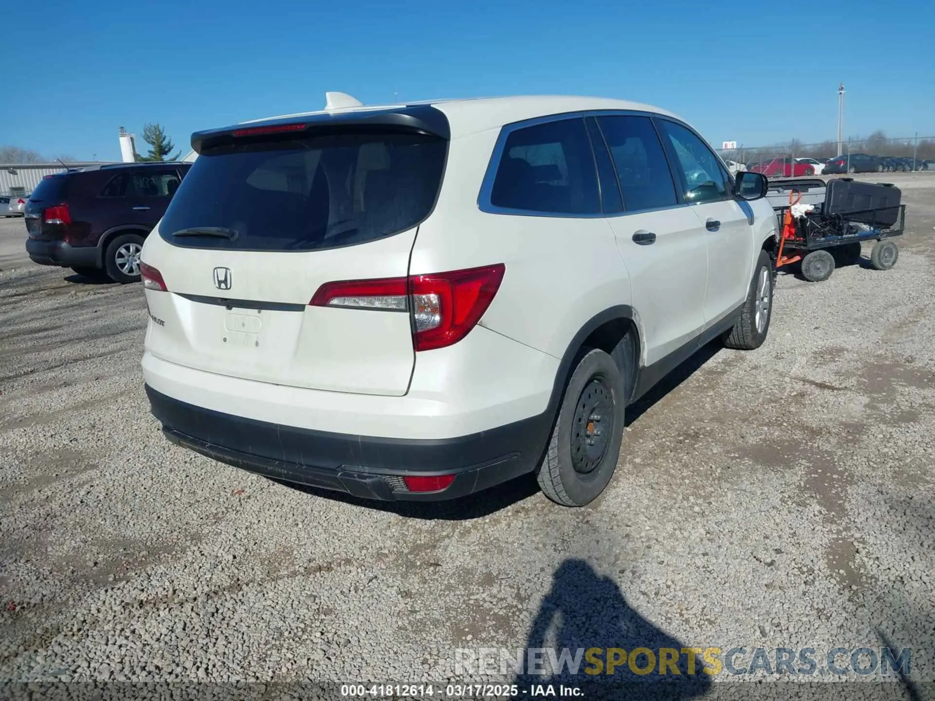 4 fotografías del automóvil dañado 5FNYF5H11KB006065 HONDA PILOT 2019