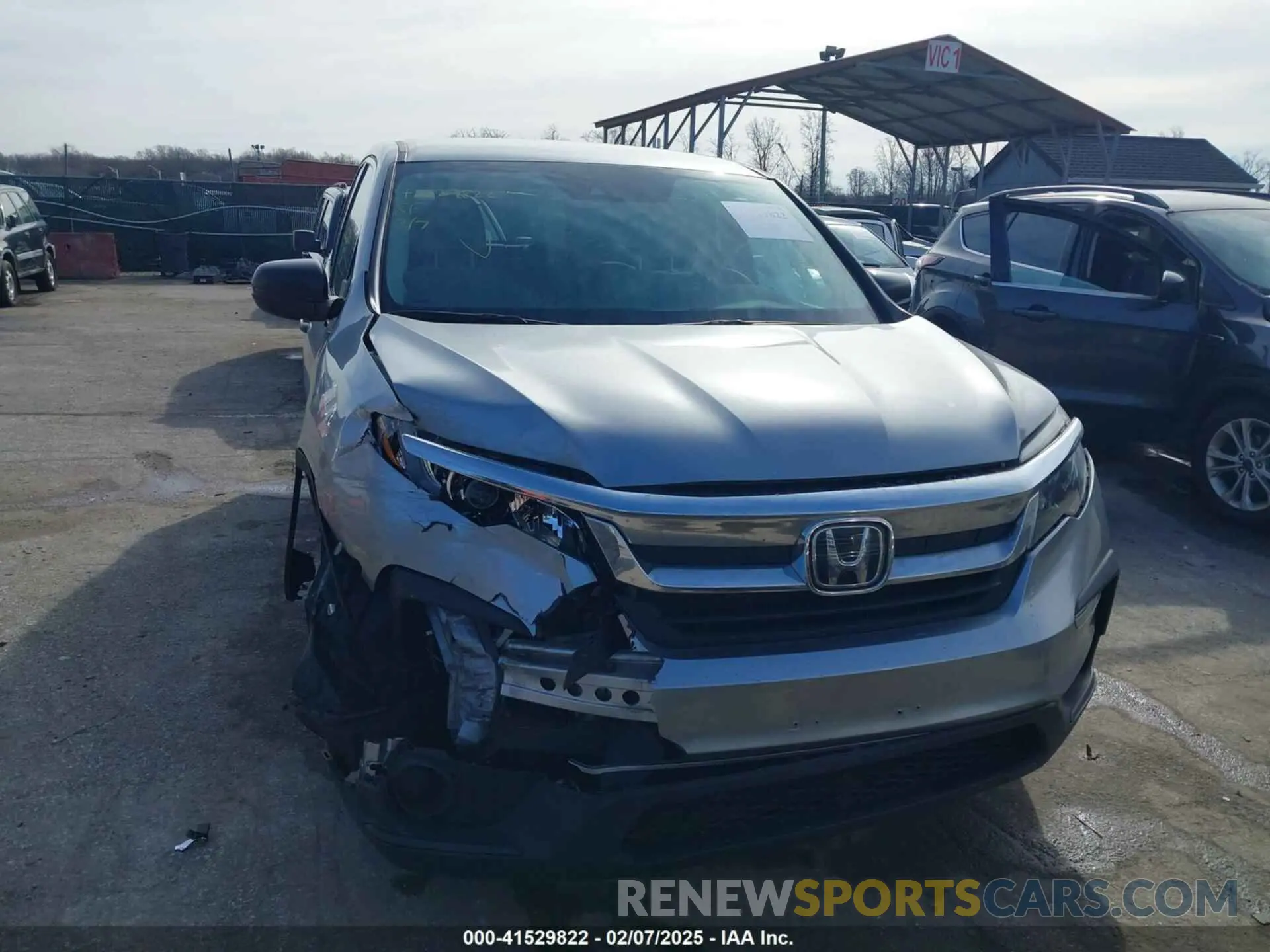 12 fotografías del automóvil dañado 5FNYF5H13KB031050 HONDA PILOT 2019