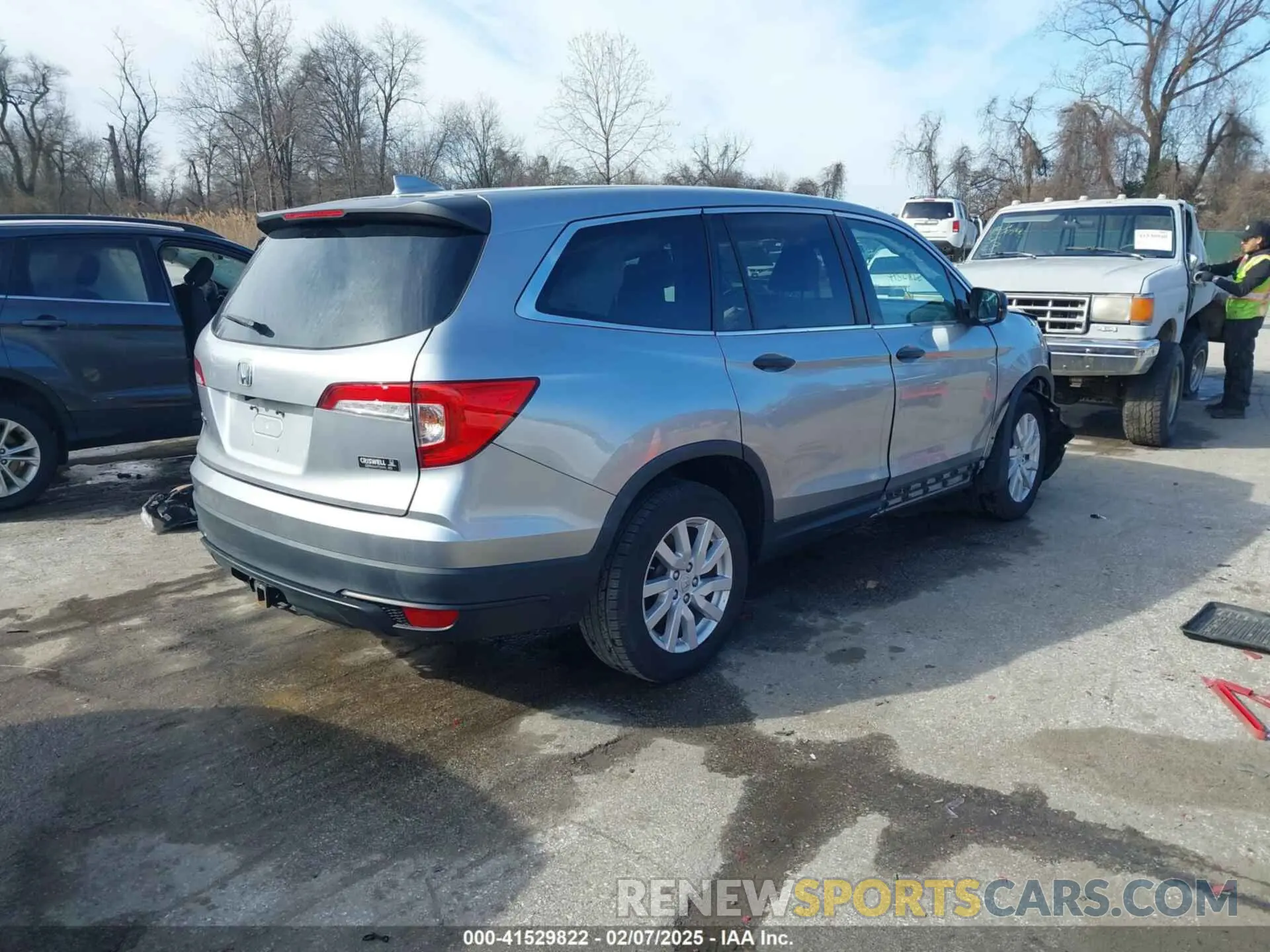 4 fotografías del automóvil dañado 5FNYF5H13KB031050 HONDA PILOT 2019