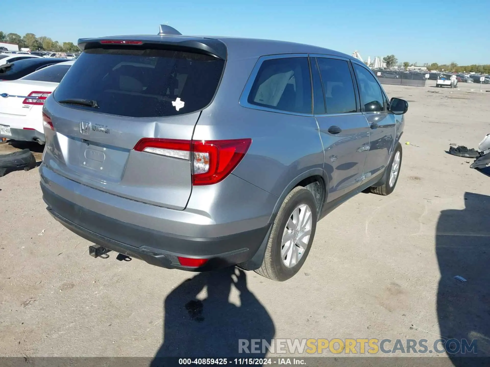 4 fotografías del automóvil dañado 5FNYF5H14KB029906 HONDA PILOT 2019