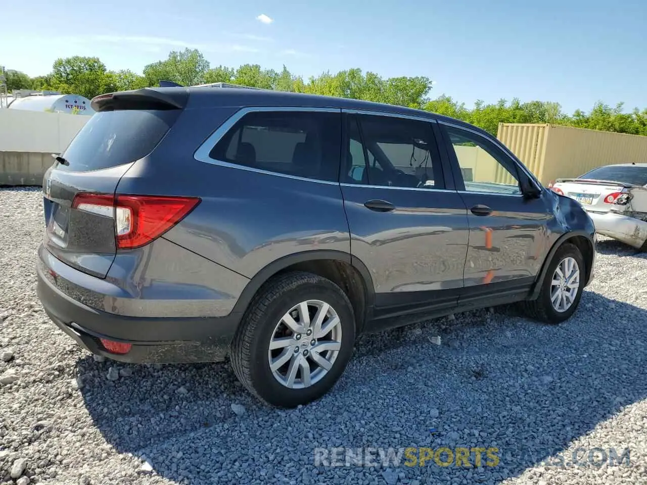 3 fotografías del automóvil dañado 5FNYF5H14KB033504 HONDA PILOT 2019