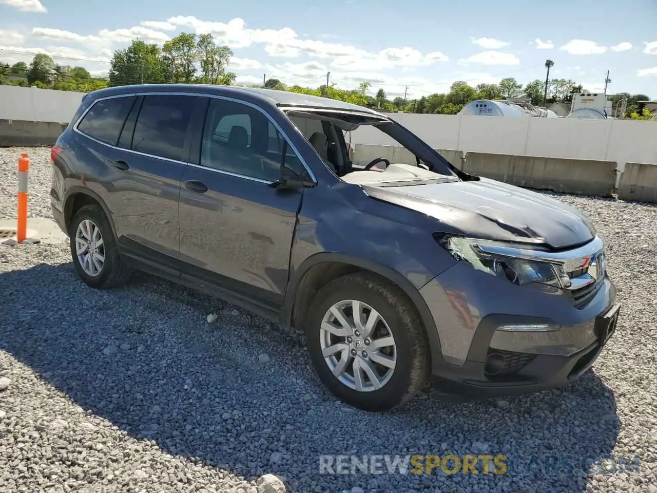 4 fotografías del automóvil dañado 5FNYF5H14KB033504 HONDA PILOT 2019