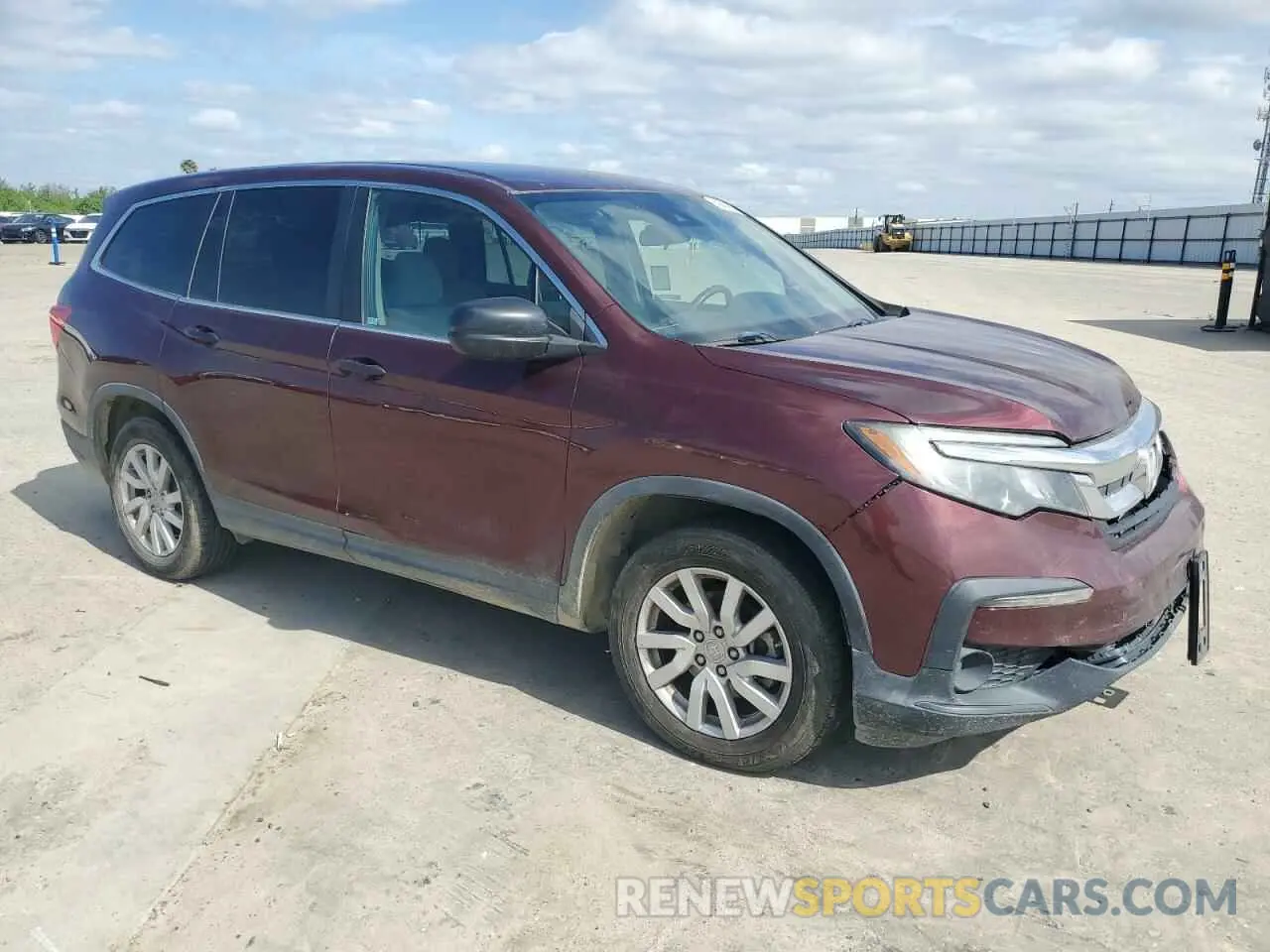 4 fotografías del automóvil dañado 5FNYF5H16KB031060 HONDA PILOT 2019