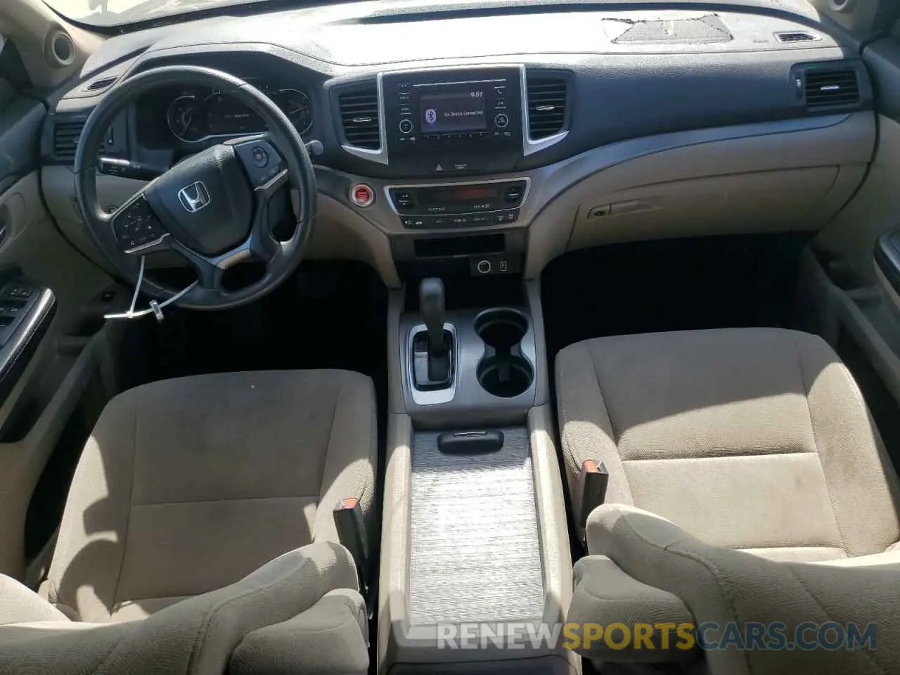 8 fotografías del automóvil dañado 5FNYF5H16KB031060 HONDA PILOT 2019