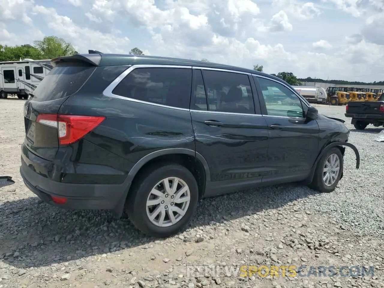 3 fotografías del automóvil dañado 5FNYF5H18KB036230 HONDA PILOT 2019