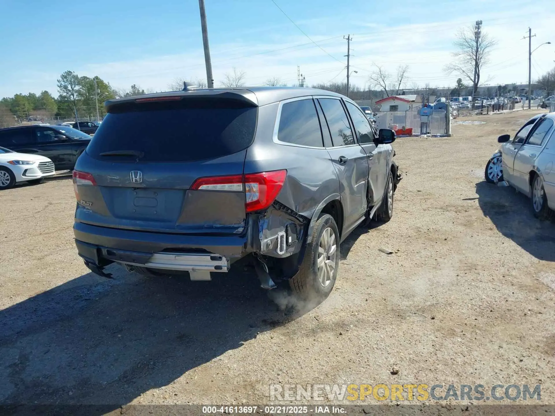 4 fotografías del automóvil dañado 5FNYF5H1XKB033524 HONDA PILOT 2019
