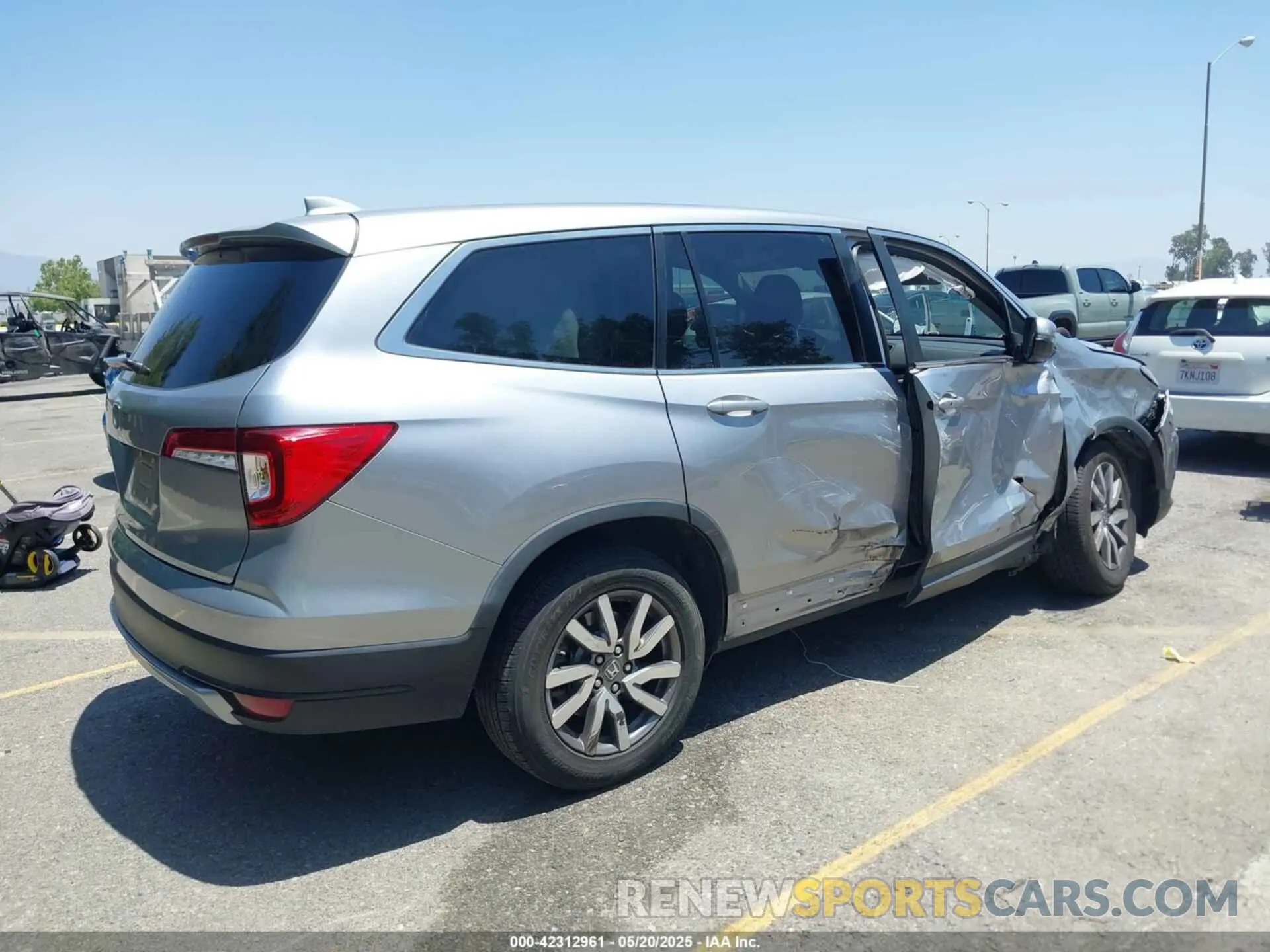 4 fotografías del automóvil dañado 5FNYF5H30KB035591 HONDA PILOT 2019