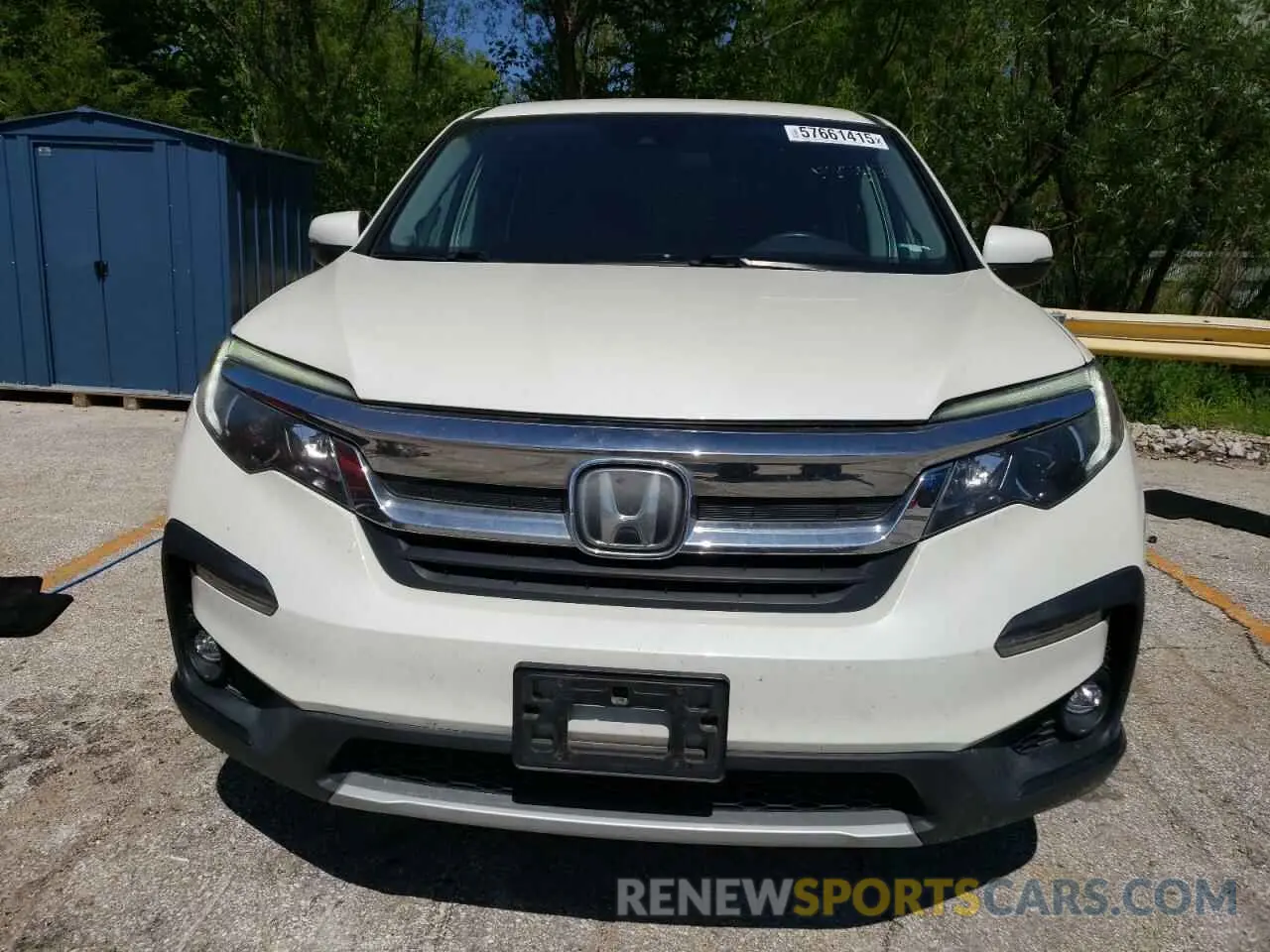 5 fotografías del automóvil dañado 5FNYF5H31KB034580 HONDA PILOT 2019