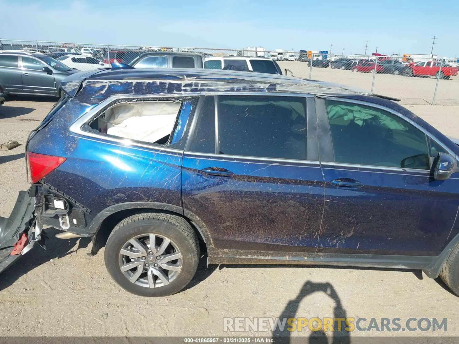 6 fotografías del automóvil dañado 5FNYF5H32KB038606 HONDA PILOT 2019