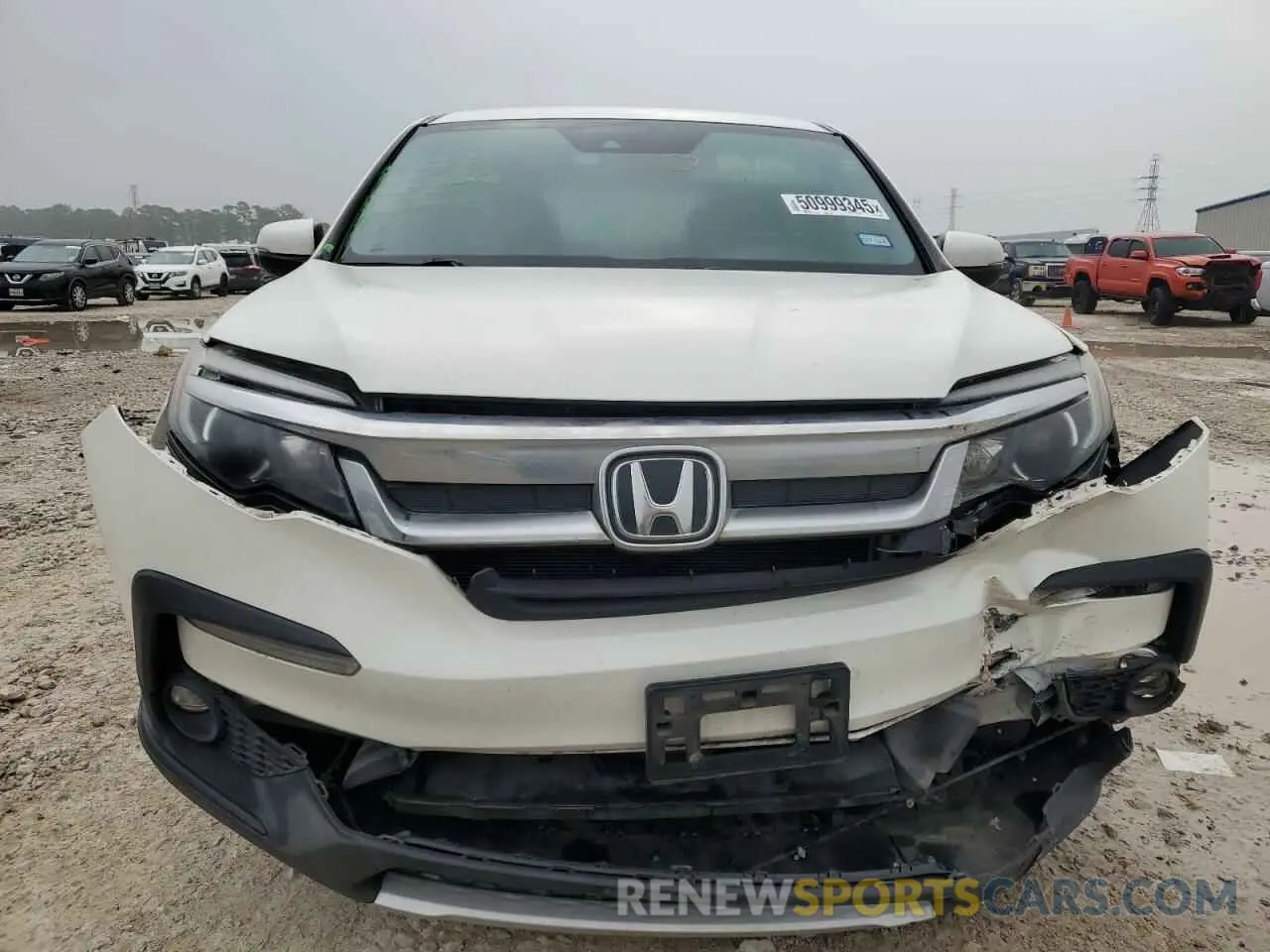 5 fotografías del automóvil dañado 5FNYF5H33KB039408 HONDA PILOT 2019