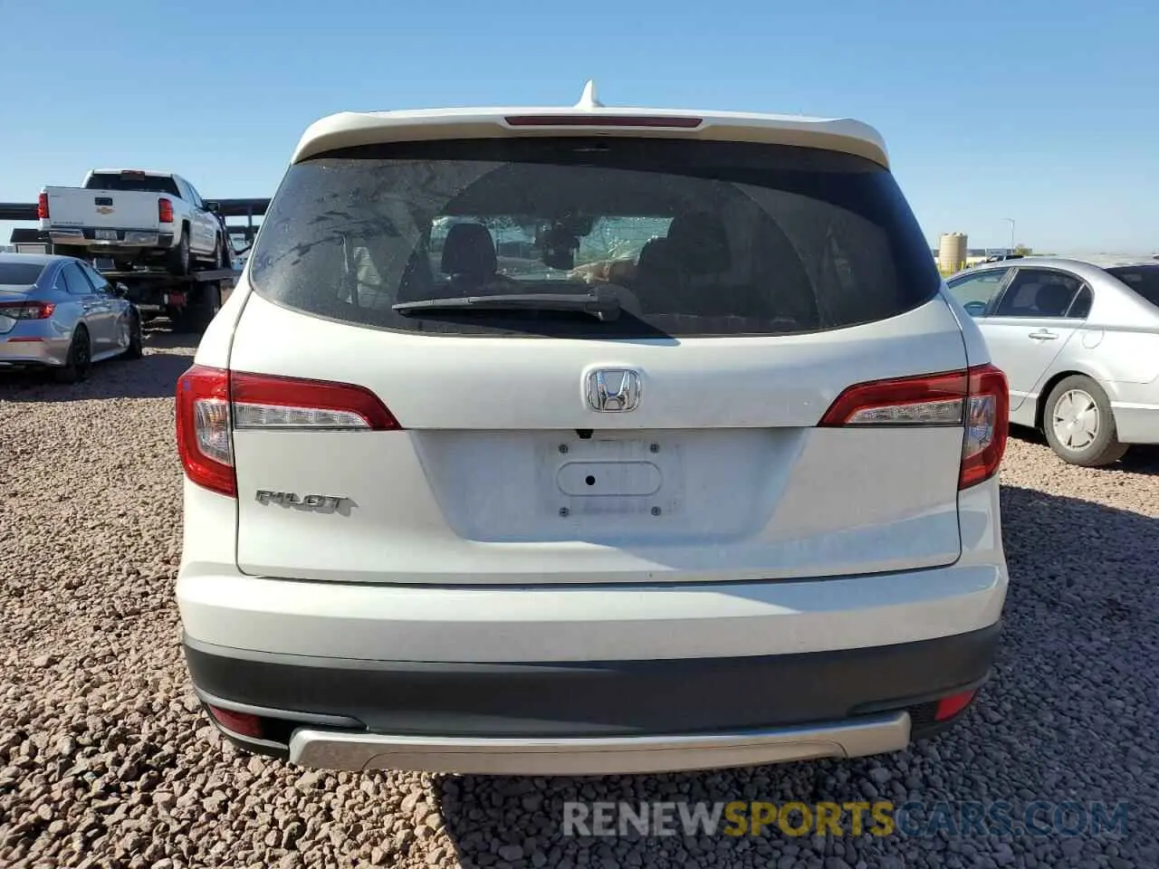 6 fotografías del automóvil dañado 5FNYF5H34KB002772 HONDA PILOT 2019
