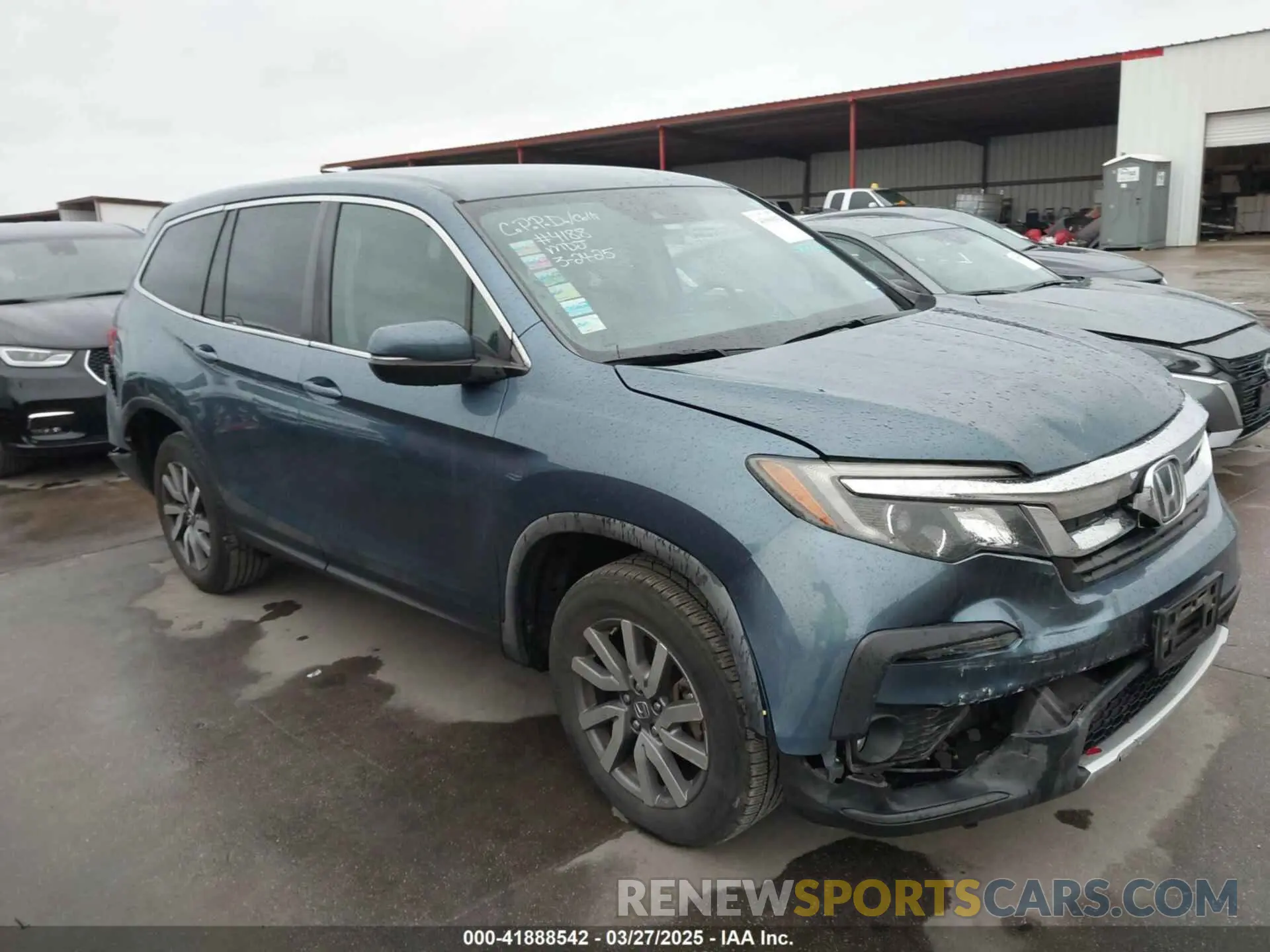 1 fotografías del automóvil dañado 5FNYF5H35KB004188 HONDA PILOT 2019
