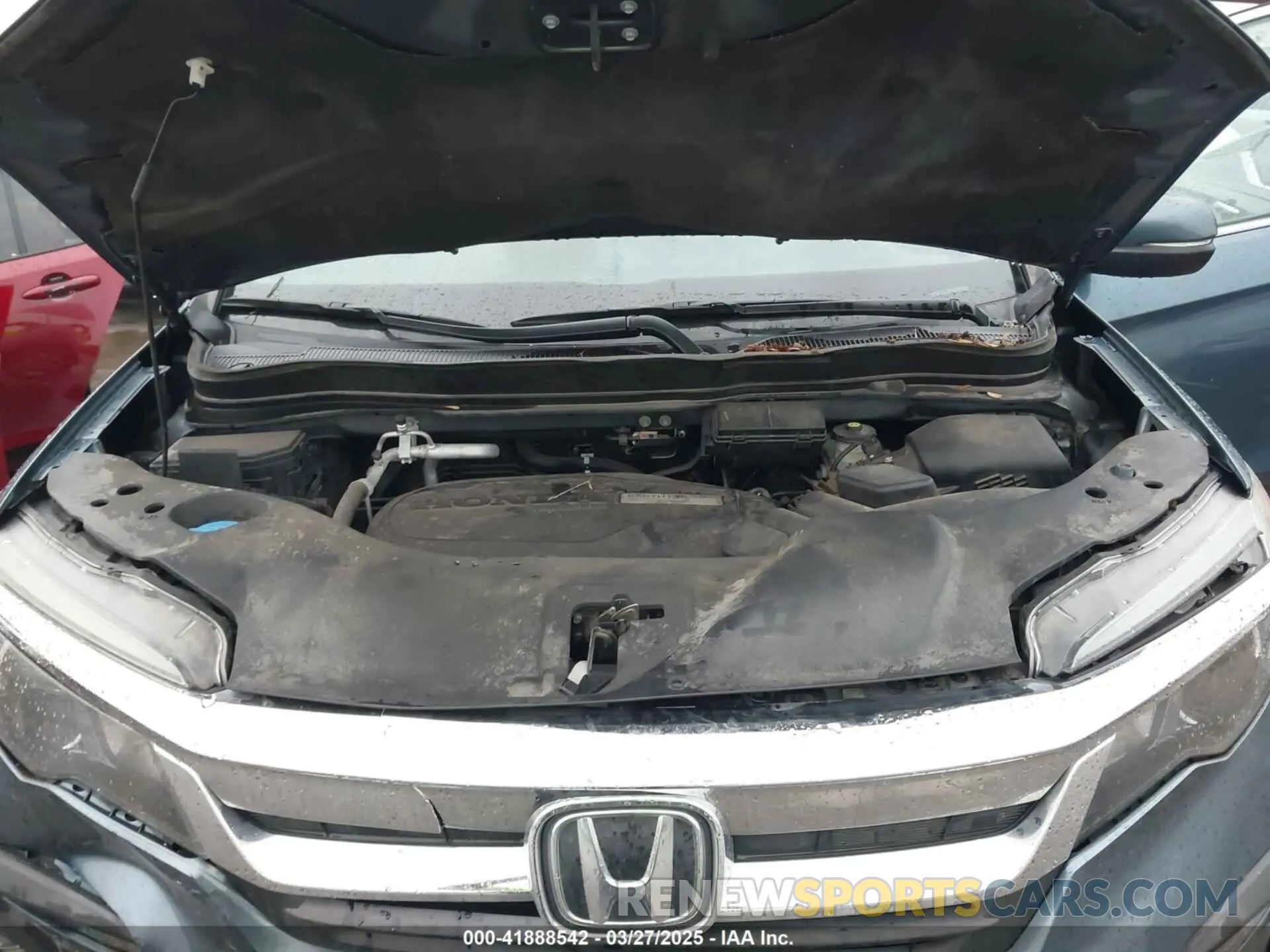 10 fotografías del automóvil dañado 5FNYF5H35KB004188 HONDA PILOT 2019