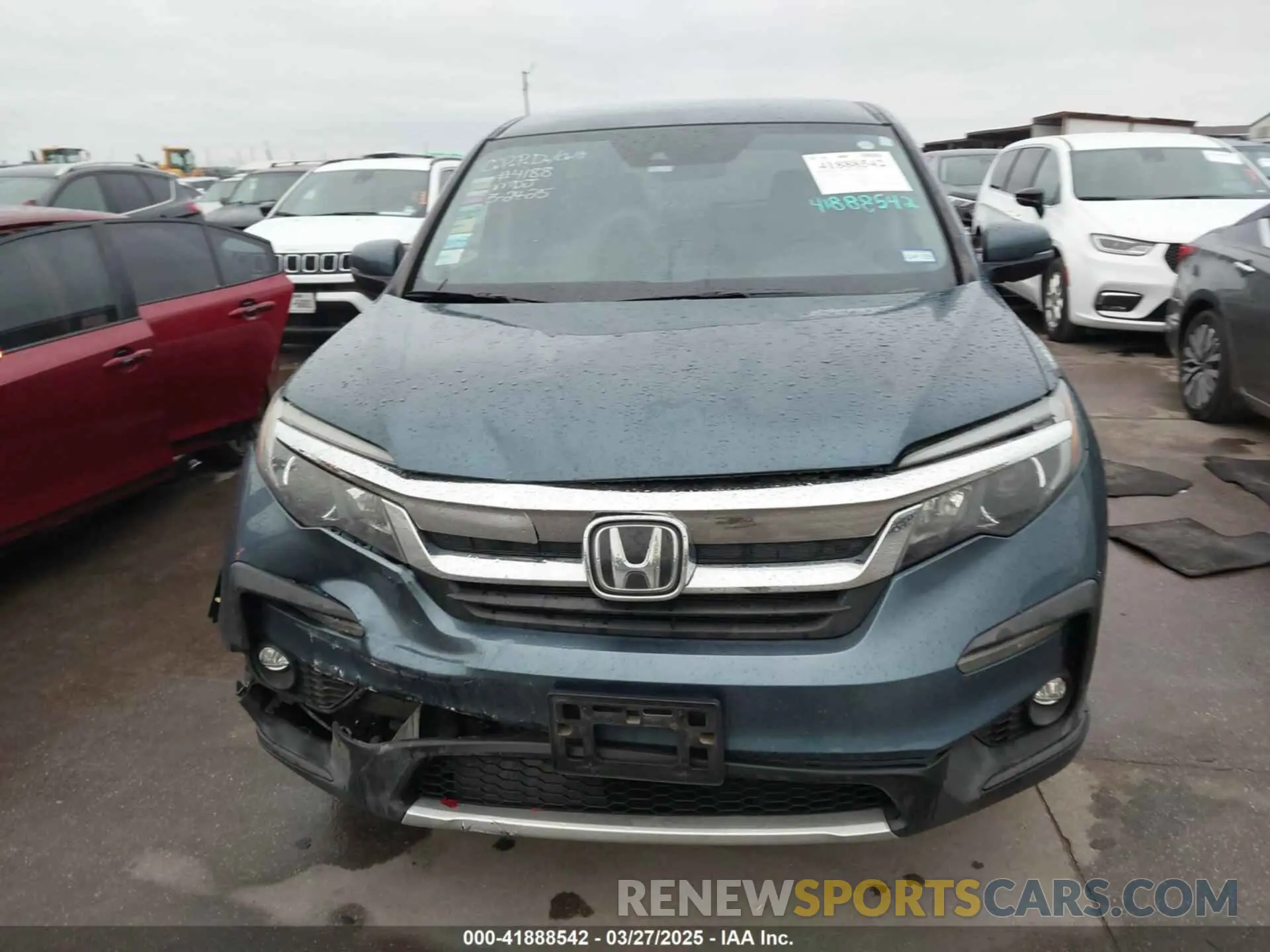 12 fotografías del automóvil dañado 5FNYF5H35KB004188 HONDA PILOT 2019