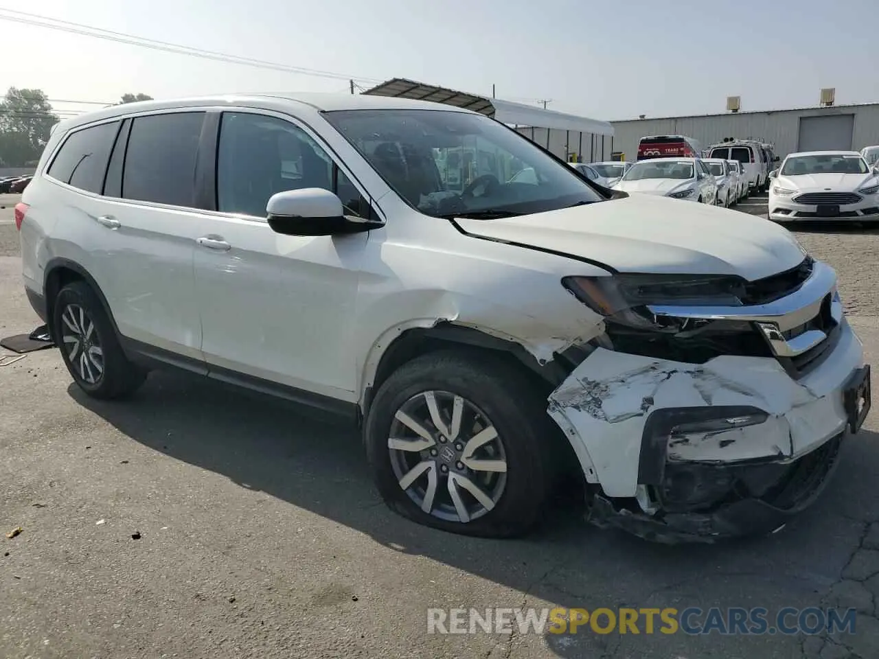 4 fotografías del automóvil dañado 5FNYF5H36KB021310 HONDA PILOT 2019