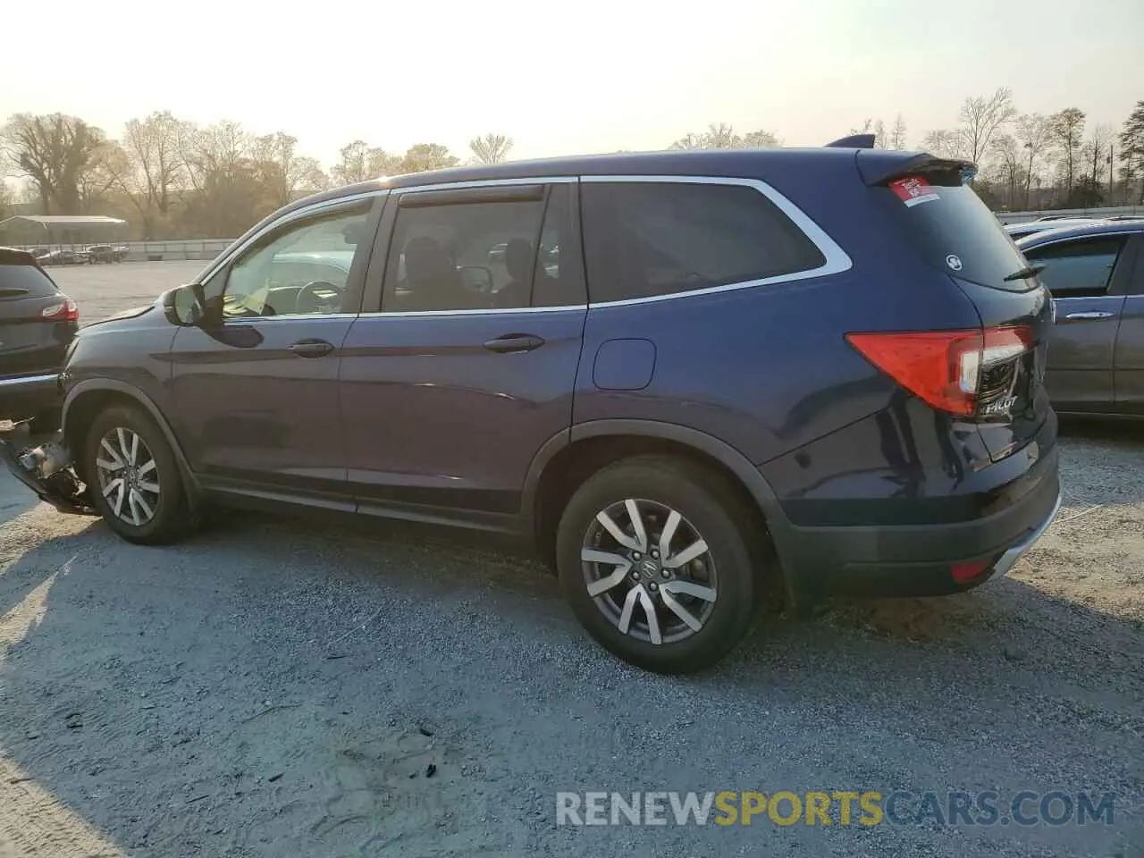 2 fotografías del automóvil dañado 5FNYF5H37KB009263 HONDA PILOT 2019