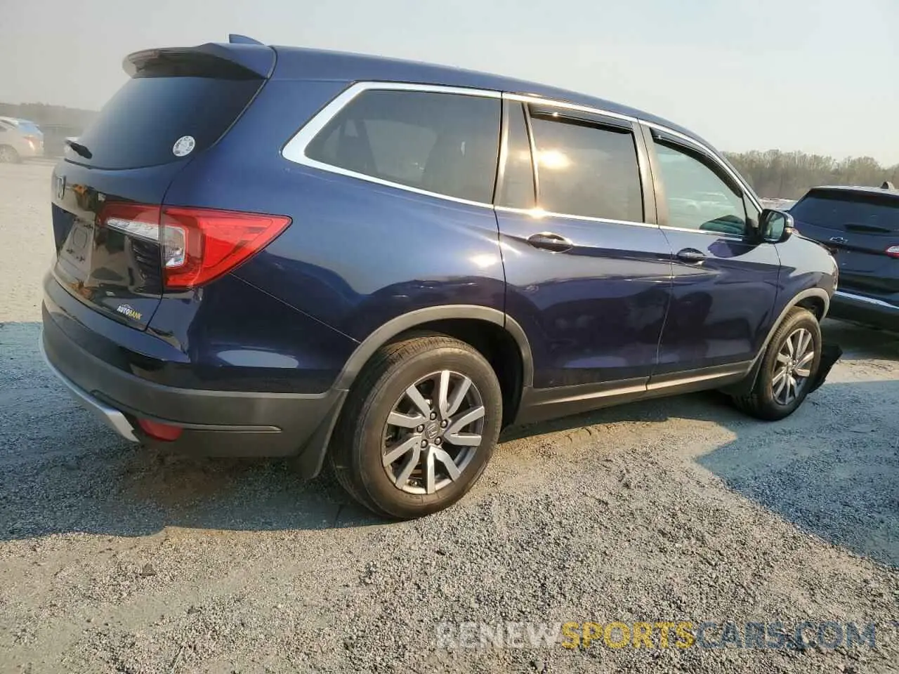 3 fotografías del automóvil dañado 5FNYF5H37KB009263 HONDA PILOT 2019