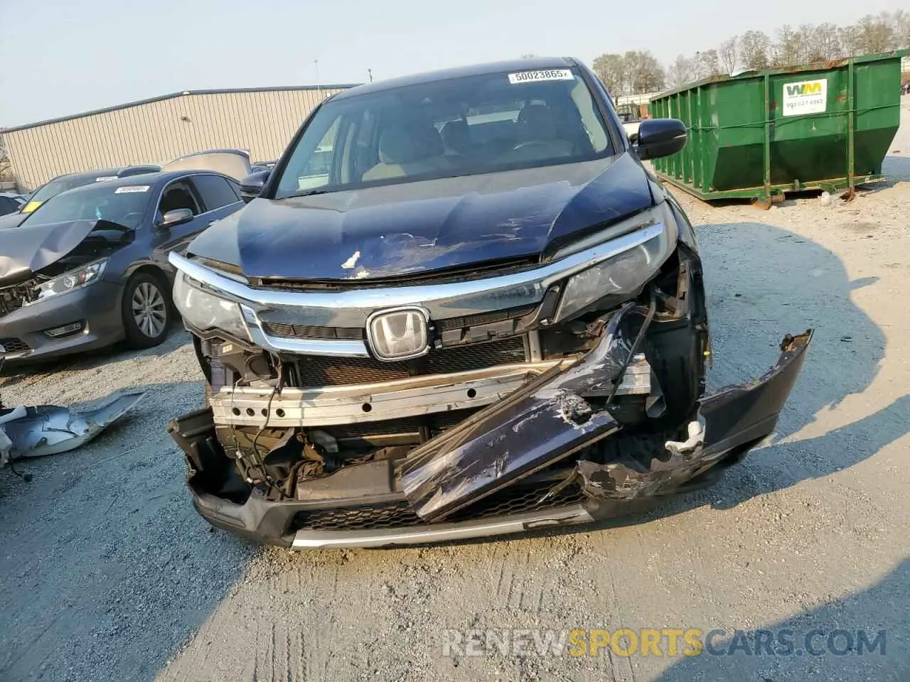 5 fotografías del automóvil dañado 5FNYF5H37KB009263 HONDA PILOT 2019