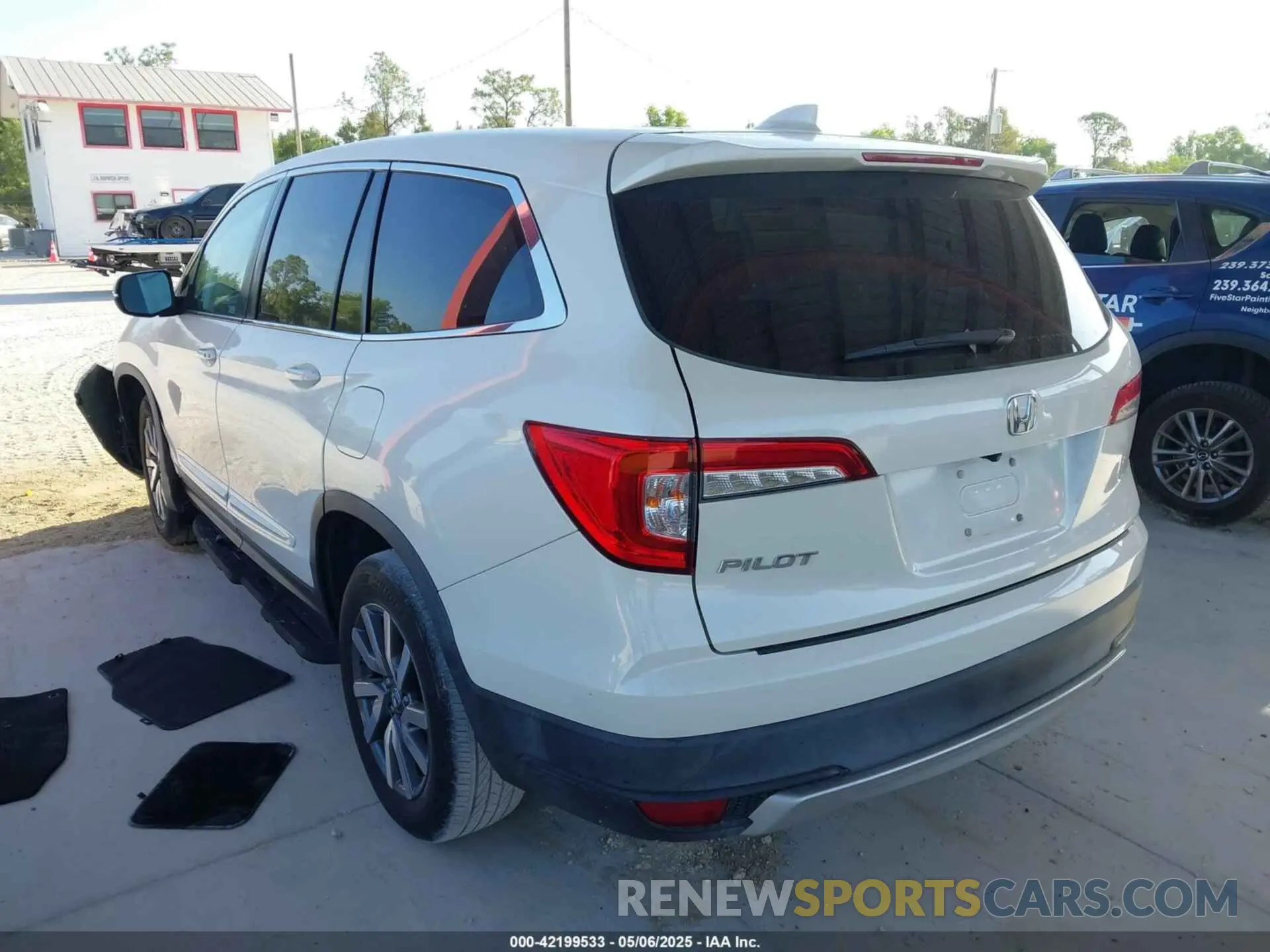 3 fotografías del automóvil dañado 5FNYF5H37KB013250 HONDA PILOT 2019