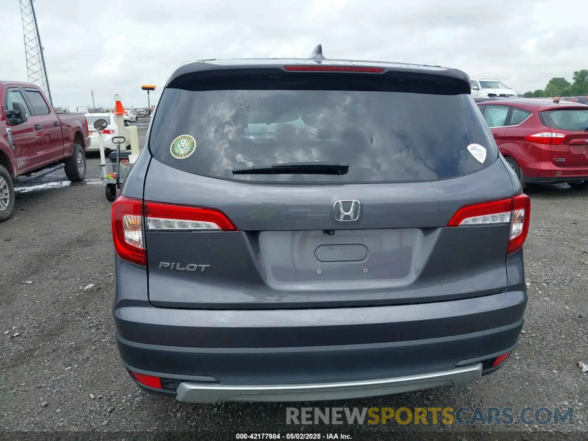 17 fotografías del automóvil dañado 5FNYF5H37KB034499 HONDA PILOT 2019