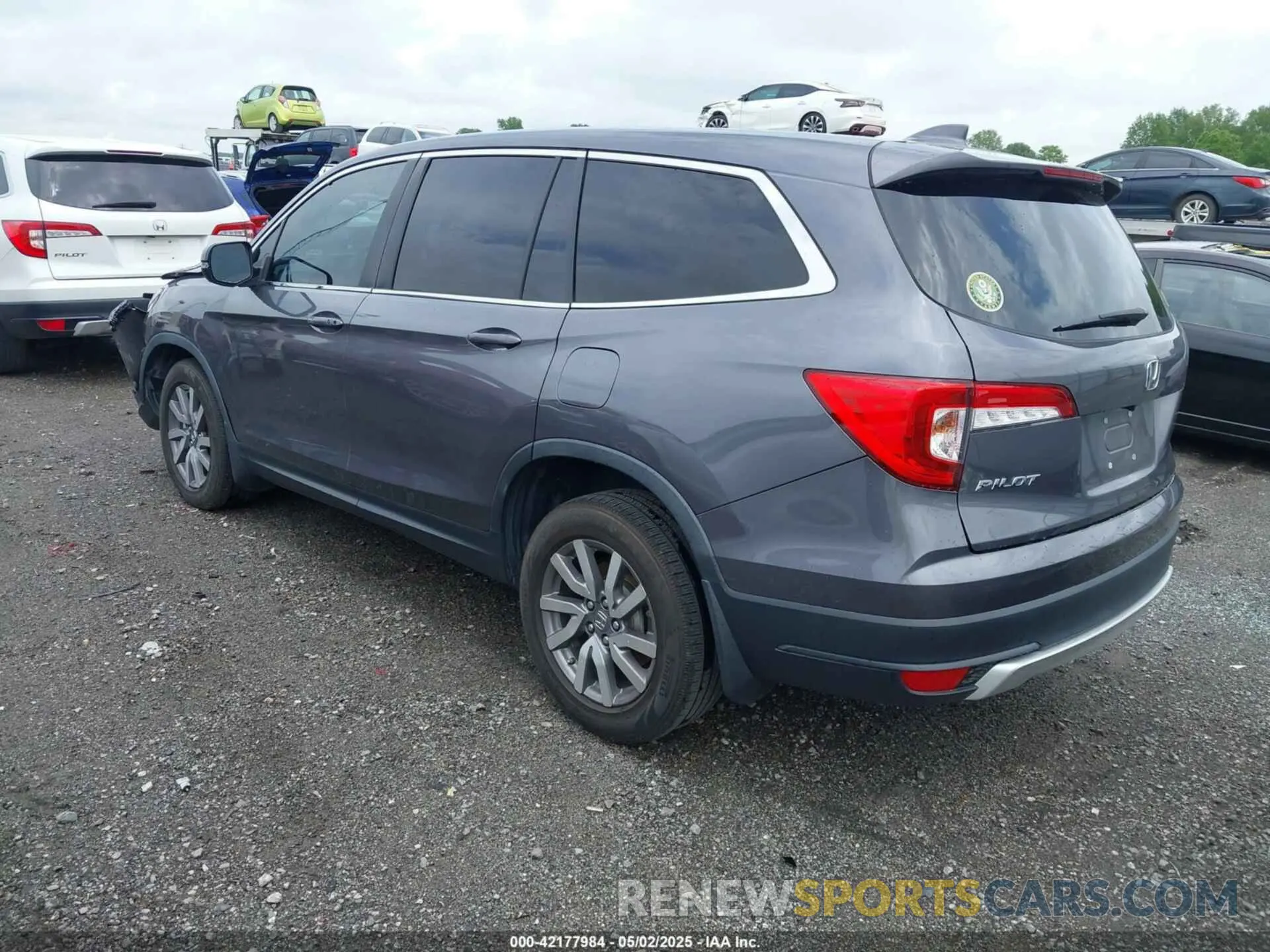 3 fotografías del automóvil dañado 5FNYF5H37KB034499 HONDA PILOT 2019