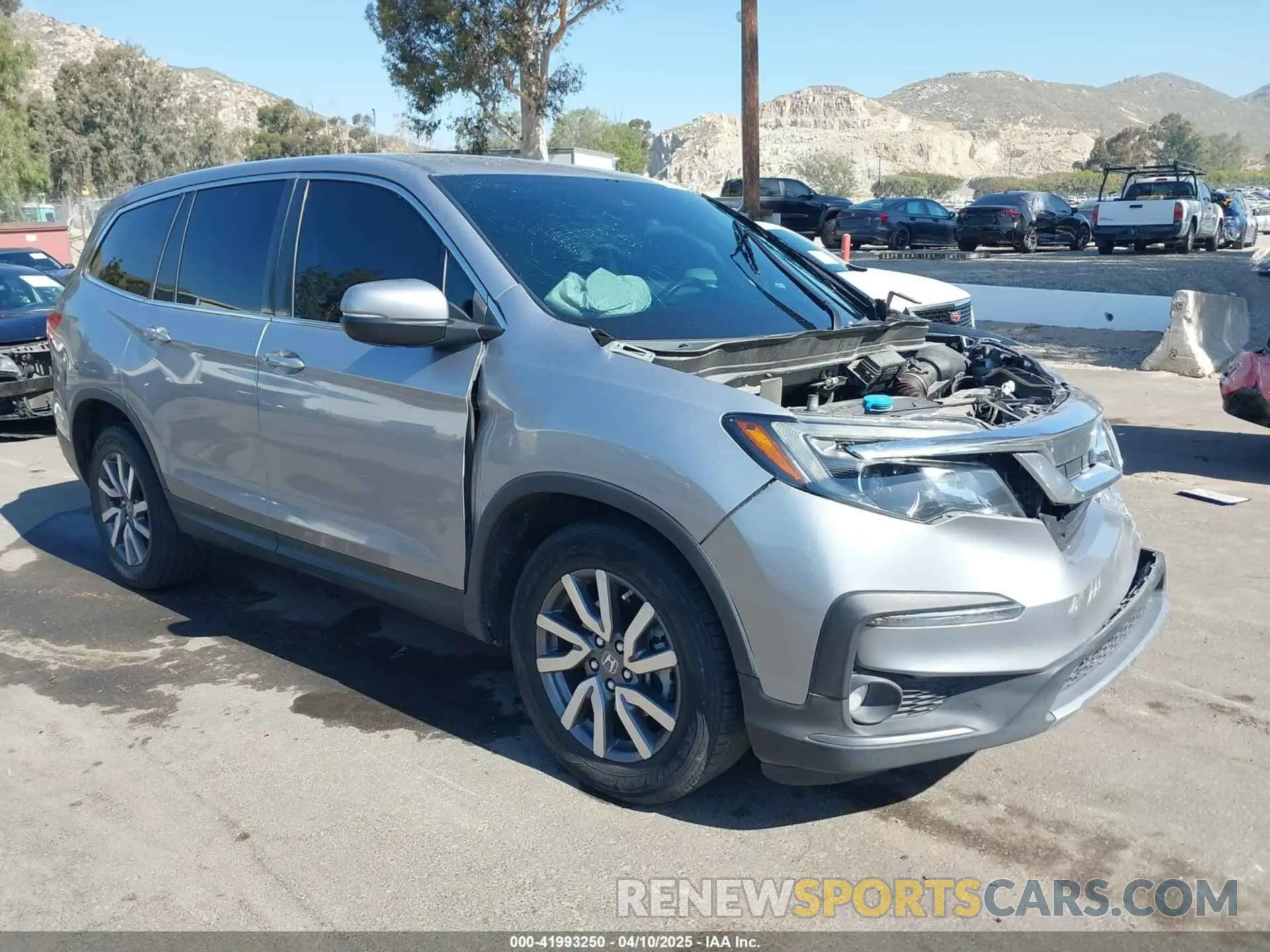 1 fotografías del automóvil dañado 5FNYF5H38KB027240 HONDA PILOT 2019