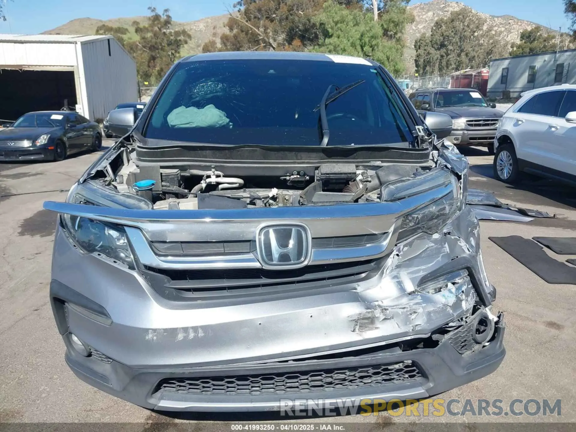 13 fotografías del automóvil dañado 5FNYF5H38KB027240 HONDA PILOT 2019