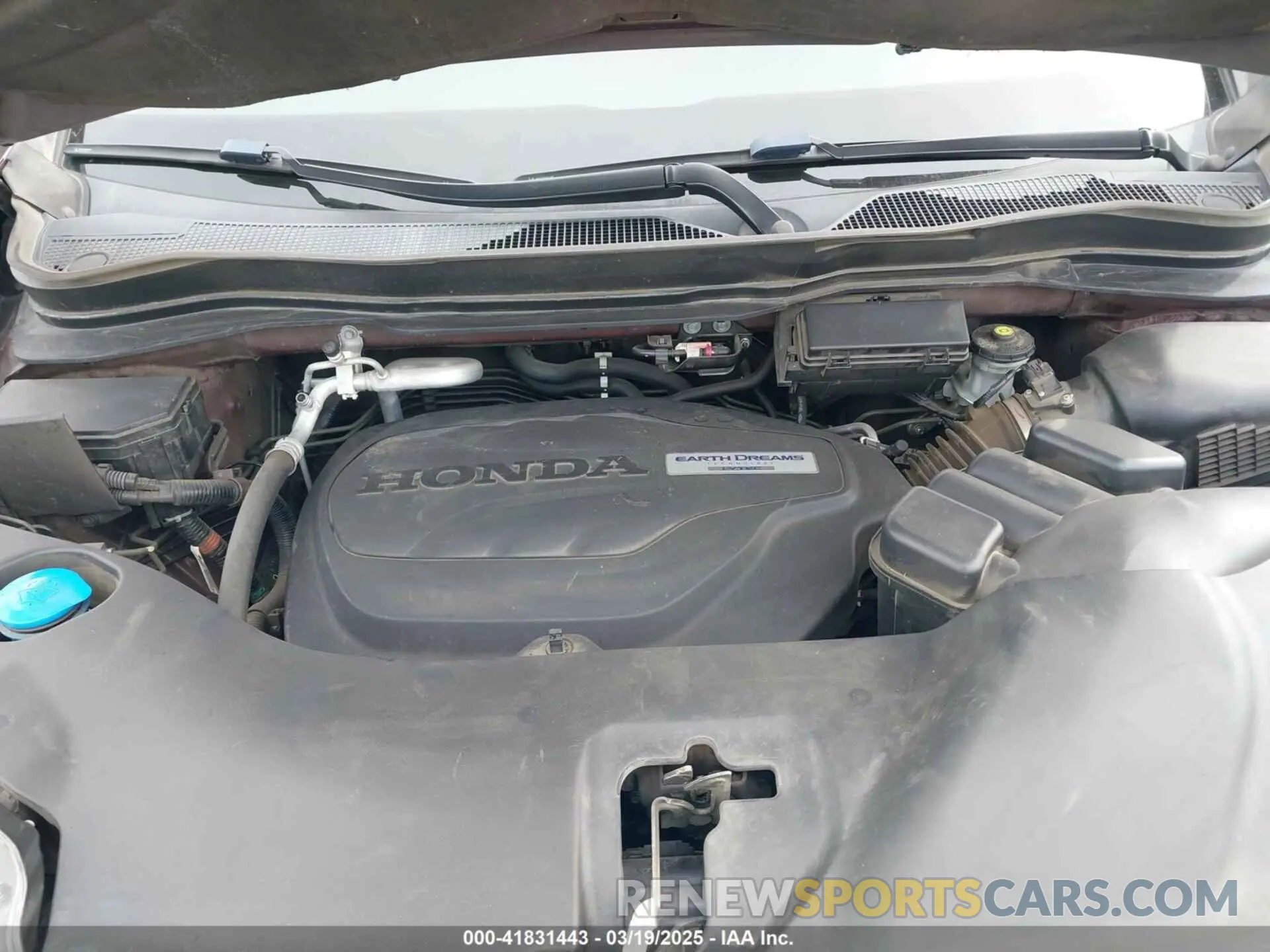 10 fotografías del automóvil dañado 5FNYF5H39KB041230 HONDA PILOT 2019