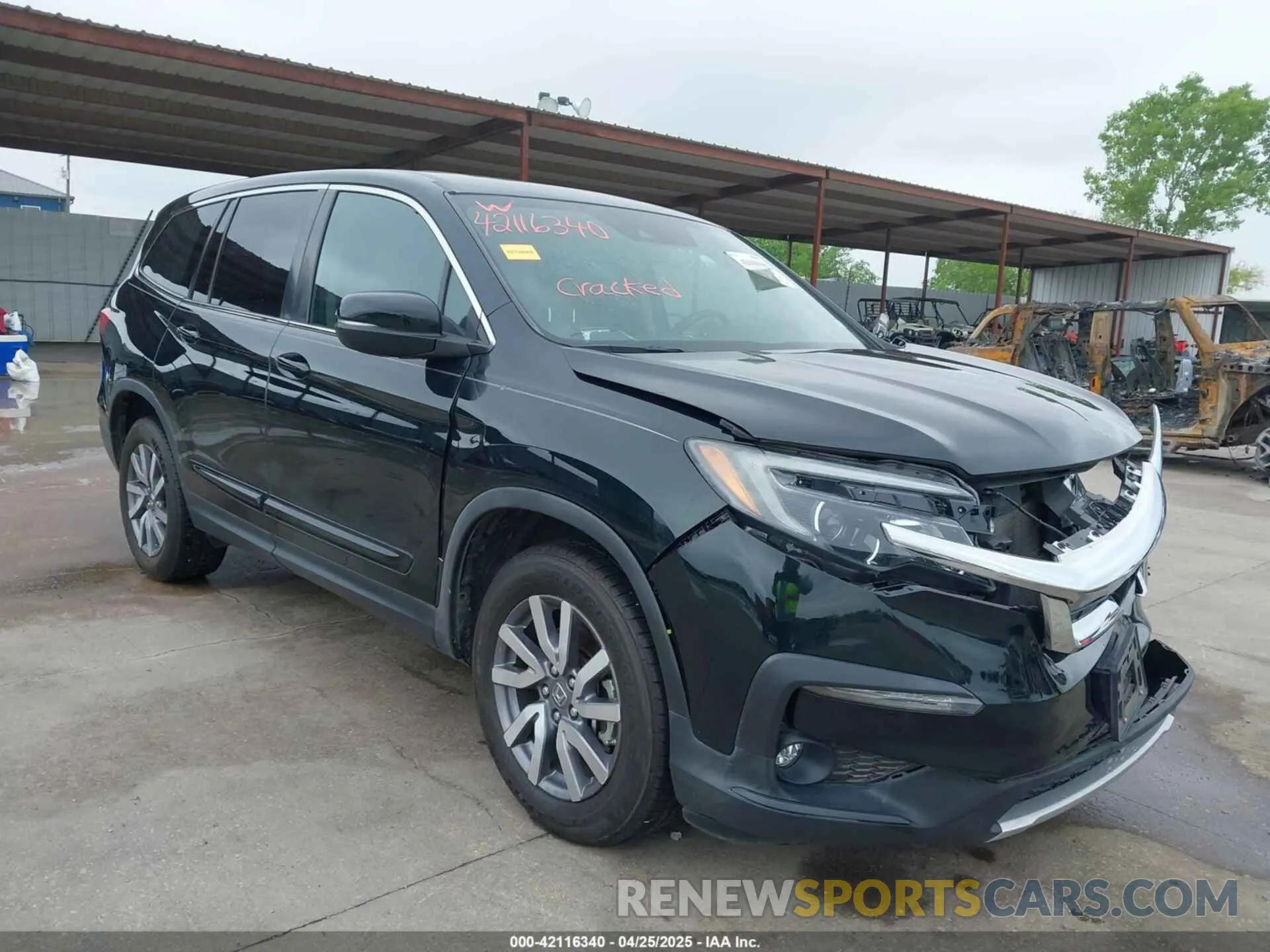 1 fotografías del automóvil dañado 5FNYF5H44KB033562 HONDA PILOT 2019