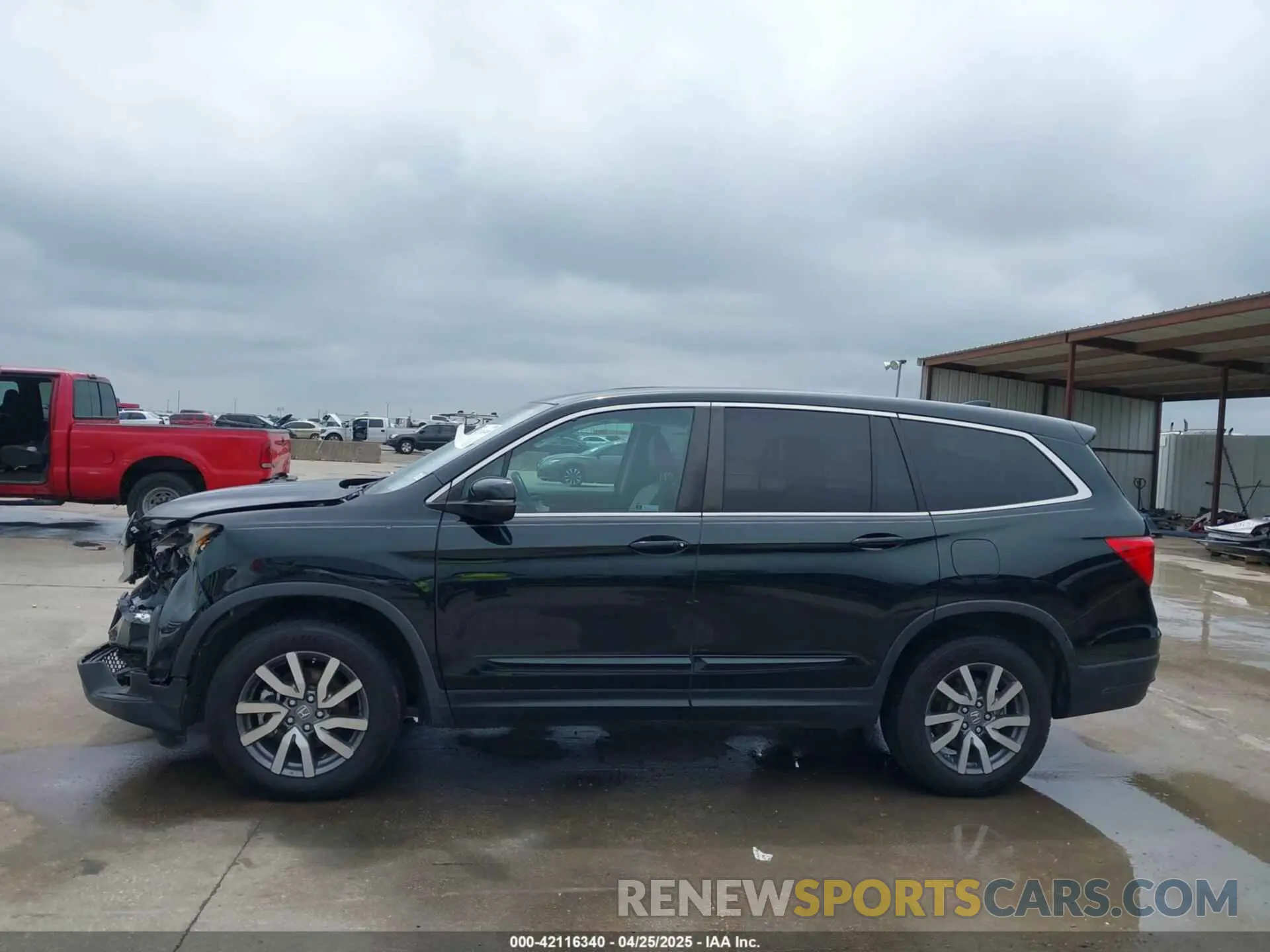 15 fotografías del automóvil dañado 5FNYF5H44KB033562 HONDA PILOT 2019