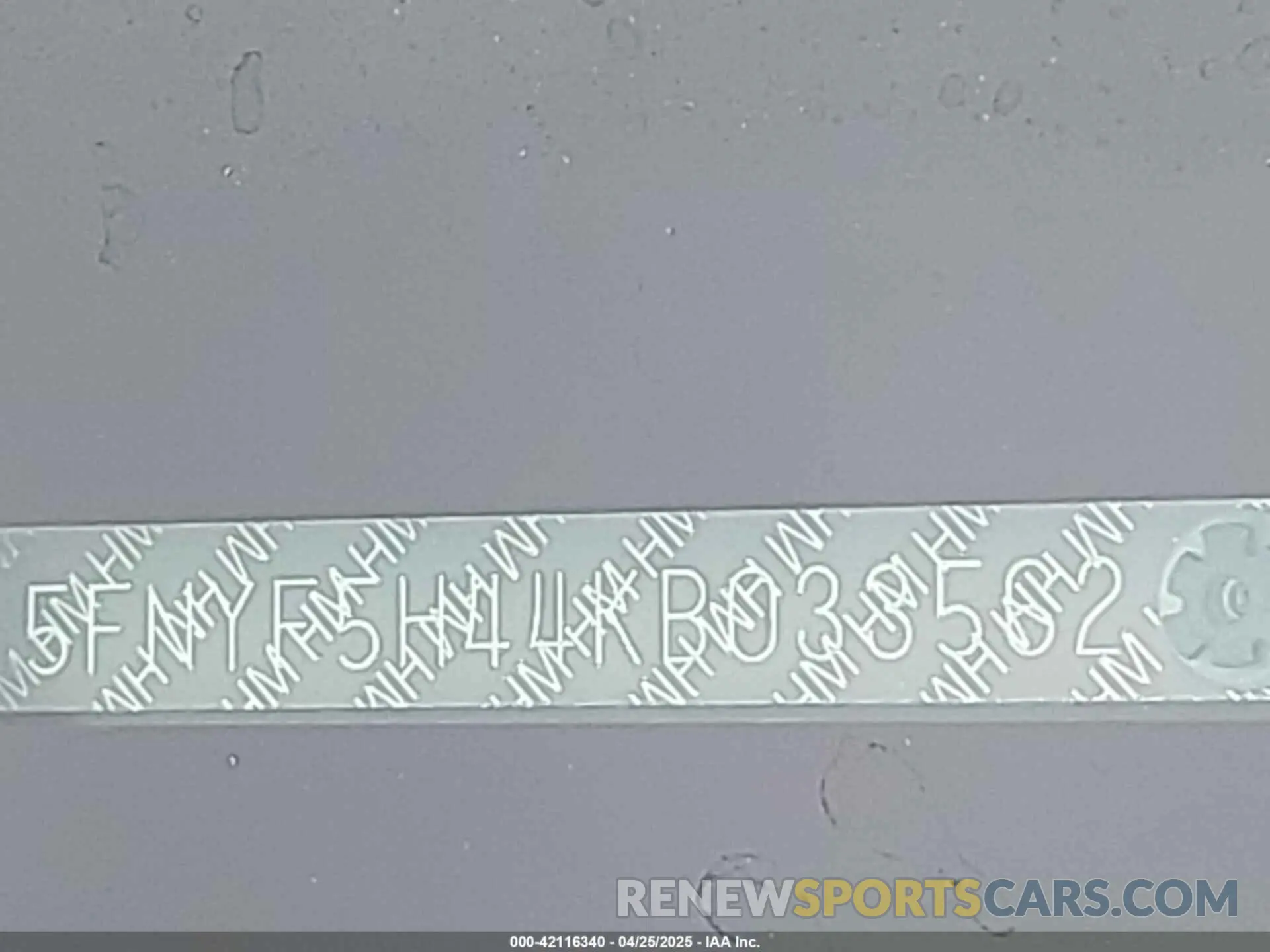20 fotografías del automóvil dañado 5FNYF5H44KB033562 HONDA PILOT 2019