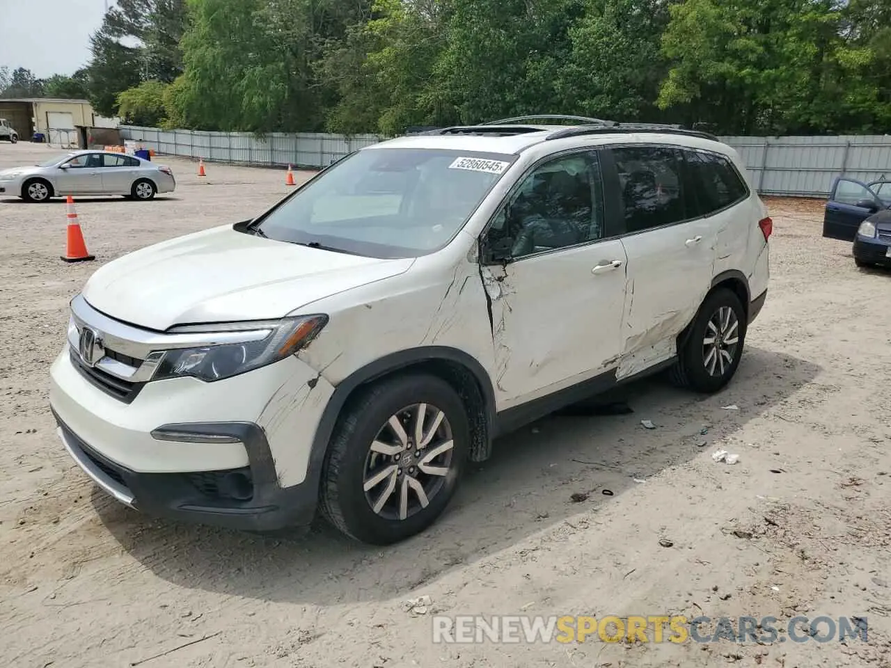 1 fotografías del automóvil dañado 5FNYF5H4XKB022940 HONDA PILOT 2019