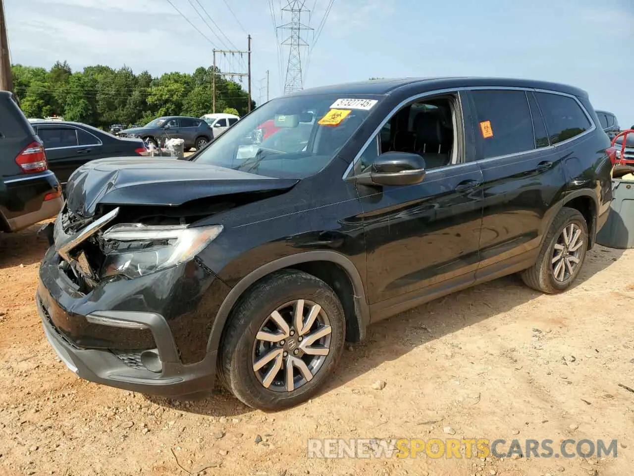 1 fotografías del automóvil dañado 5FNYF5H50KB019103 HONDA PILOT 2019
