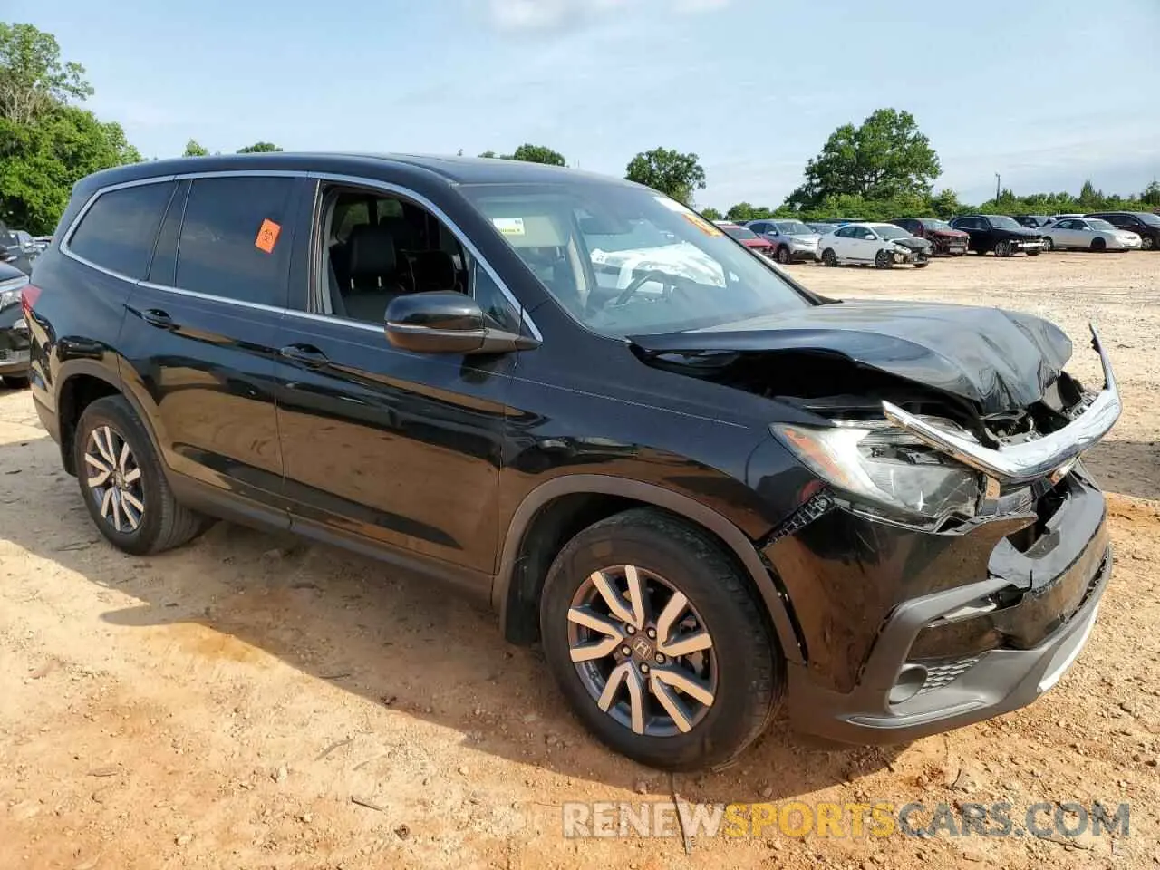 4 fotografías del automóvil dañado 5FNYF5H50KB019103 HONDA PILOT 2019
