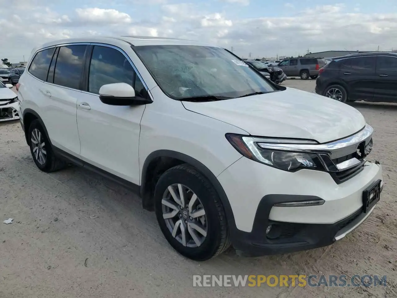 4 fotografías del automóvil dañado 5FNYF5H50KB036595 HONDA PILOT 2019