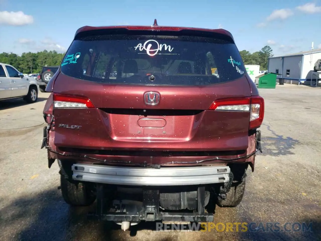 6 fotografías del automóvil dañado 5FNYF5H53KB024442 HONDA PILOT 2019