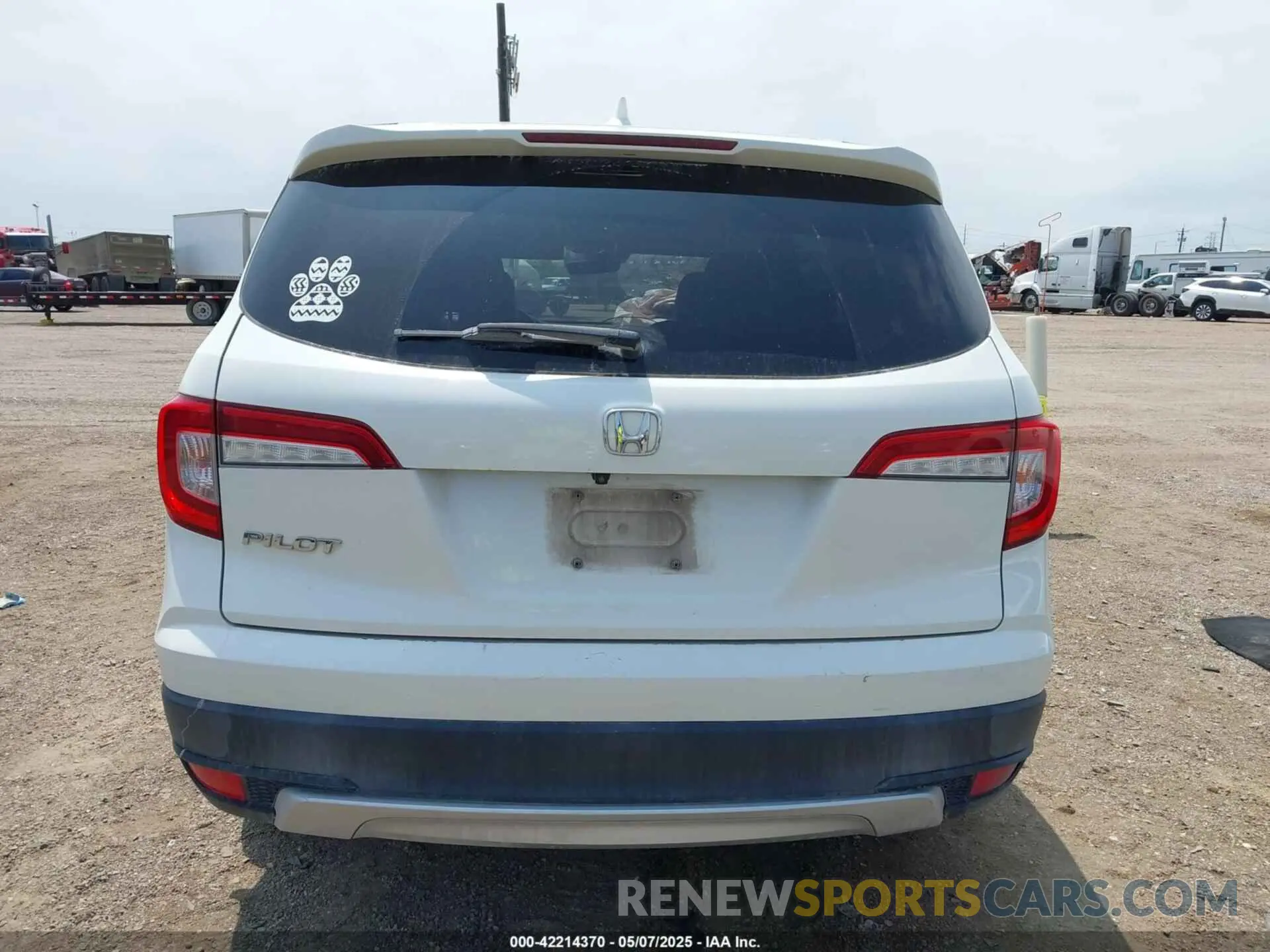 17 fotografías del automóvil dañado 5FNYF5H53KB029821 HONDA PILOT 2019