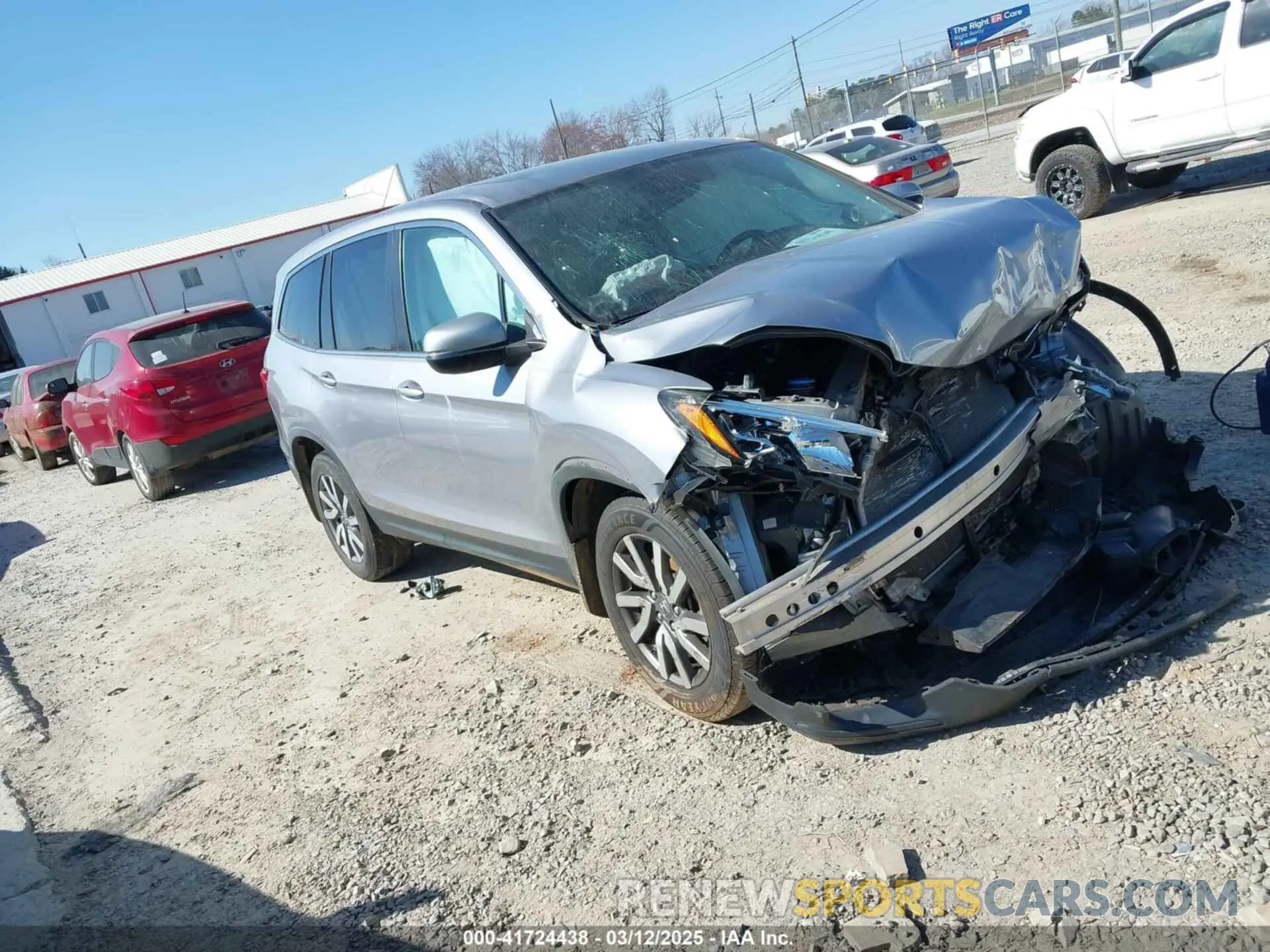 1 fotografías del automóvil dañado 5FNYF5H55KB012695 HONDA PILOT 2019