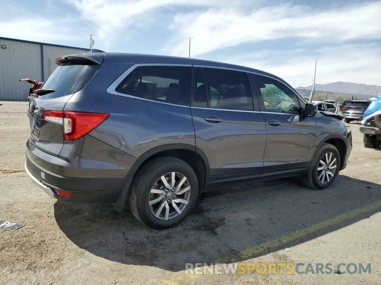 3 fotografías del automóvil dañado 5FNYF5H59KB034909 HONDA PILOT 2019